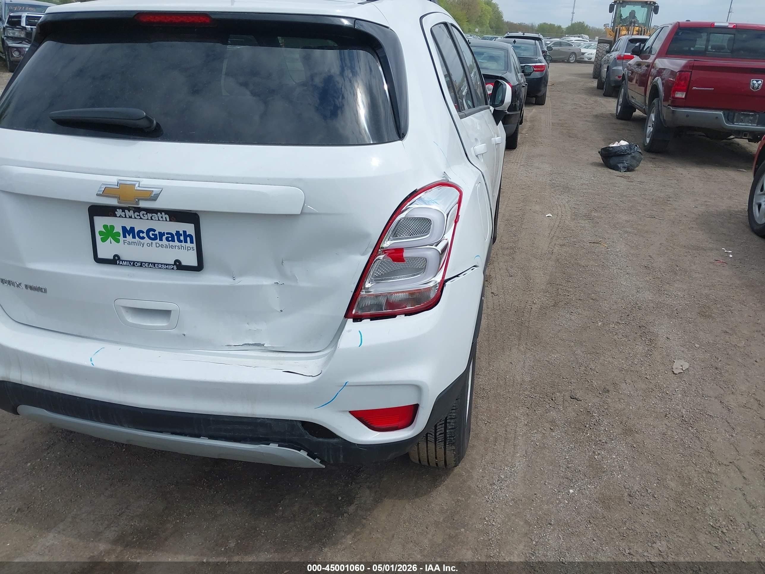 2021 Chevrolet Trax Awd Lt White vin: KL7CJPSB4MB332130