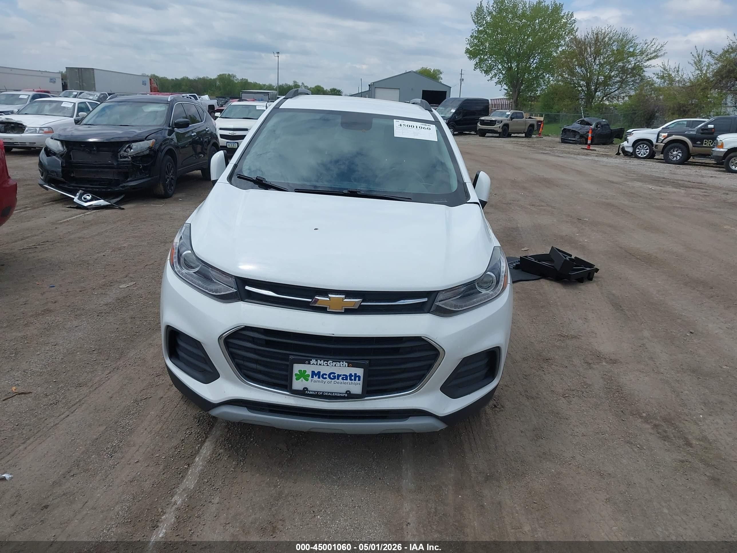 2021 Chevrolet Trax Awd Lt White vin: KL7CJPSB4MB332130