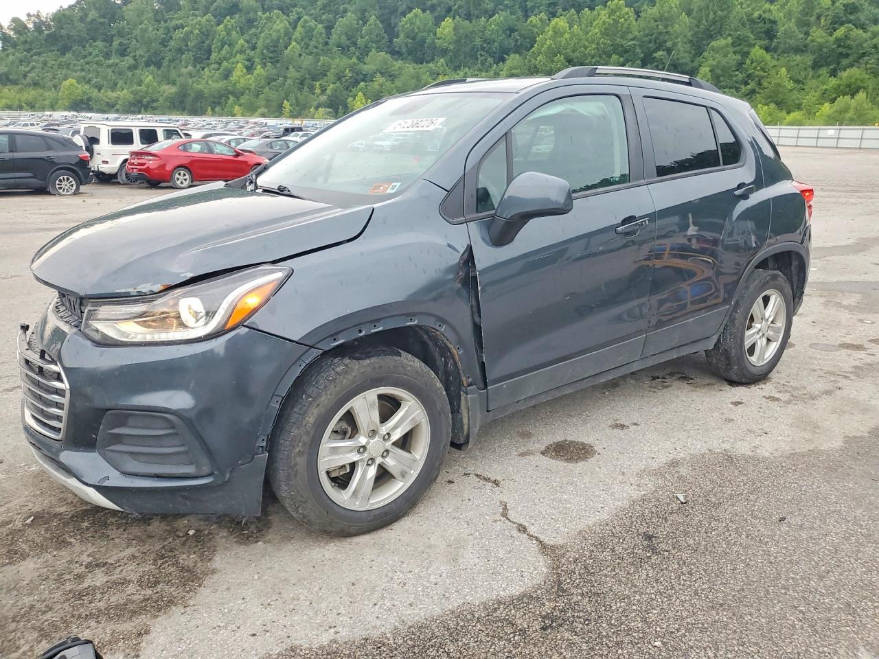 2021 Chevrolet Trax 1lt Blue vin: KL7CJPSB4MB356038