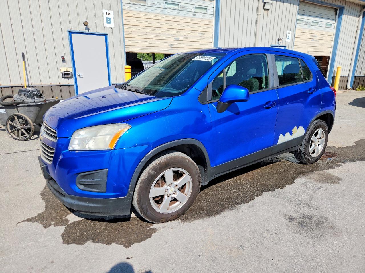 2015 Chevrolet Trax 1ls Blue vin: KL7CJPSB5FB136202