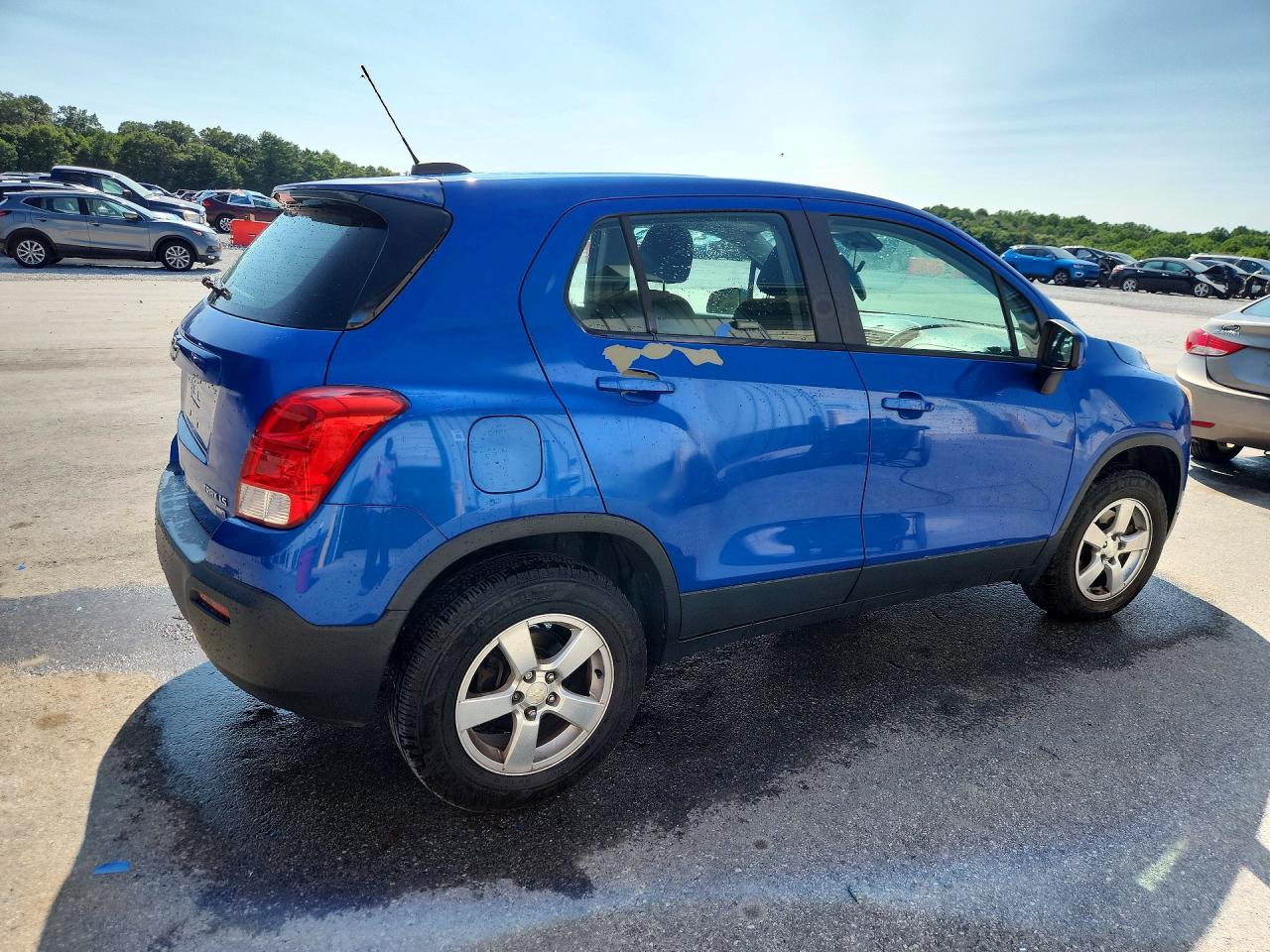2015 Chevrolet Trax 1ls Blue vin: KL7CJPSB5FB136202
