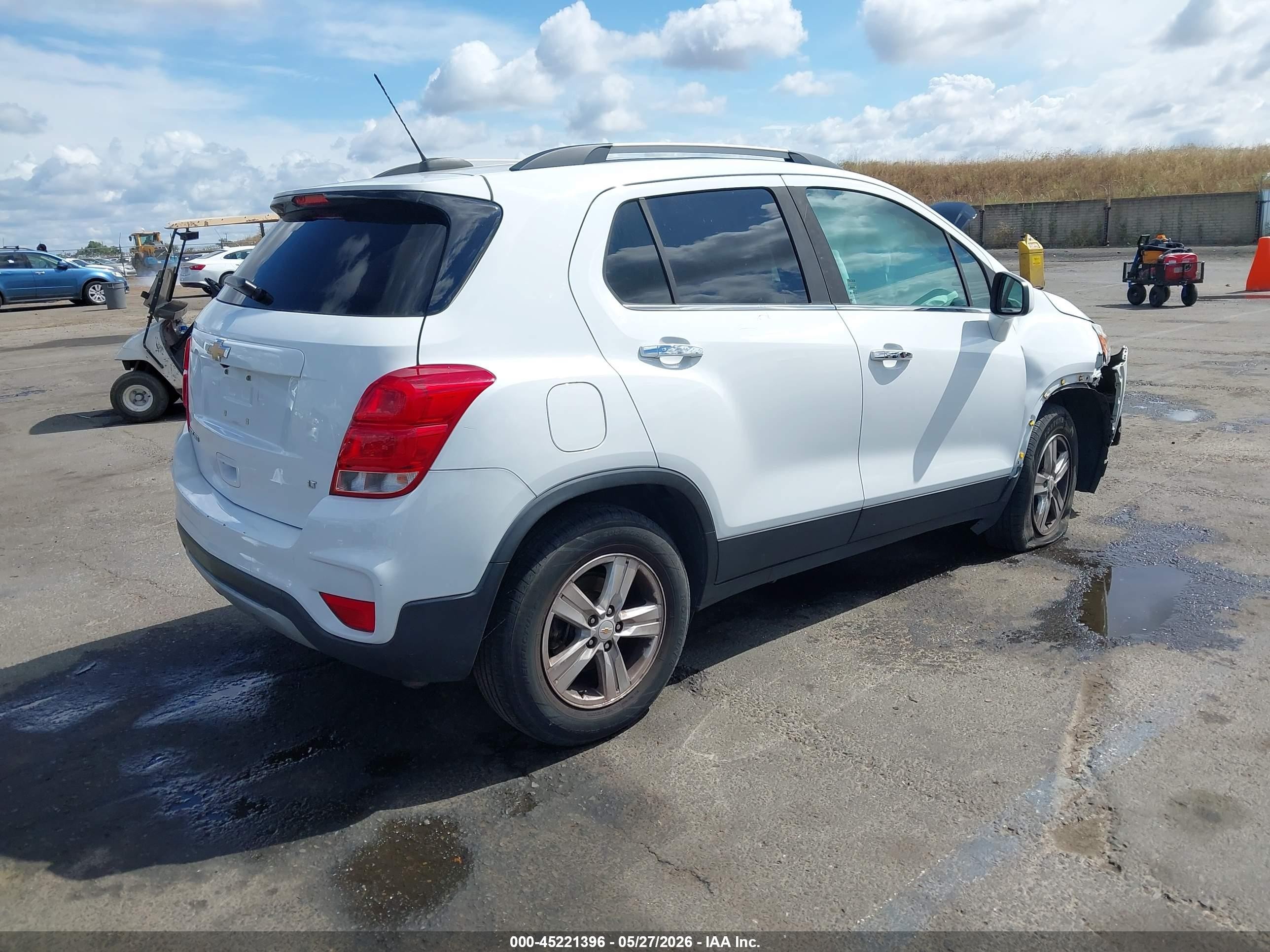 2017 Chevrolet Trax Lt White vin: KL7CJPSB5HB226436