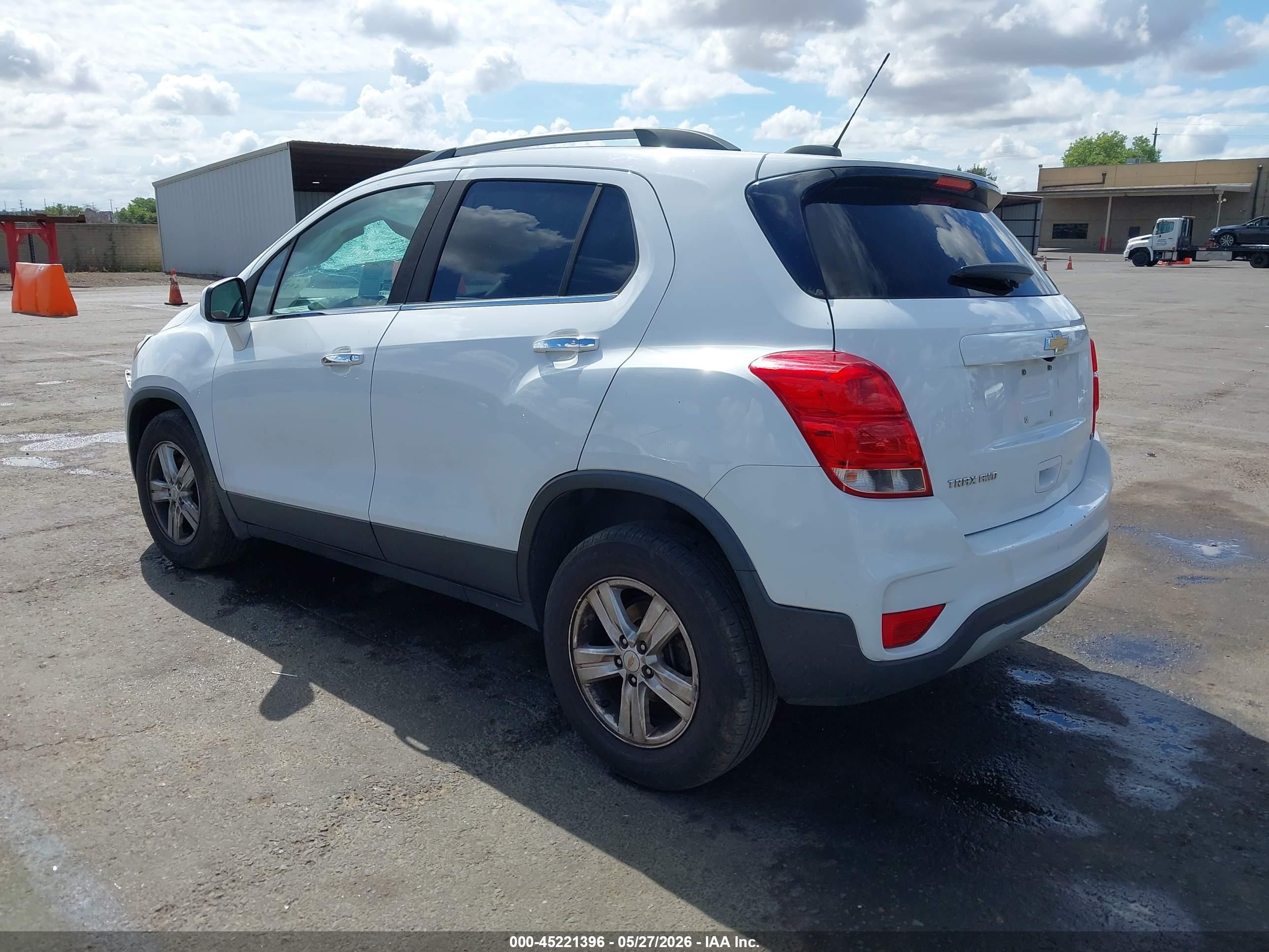 2017 Chevrolet Trax Lt White vin: KL7CJPSB5HB226436