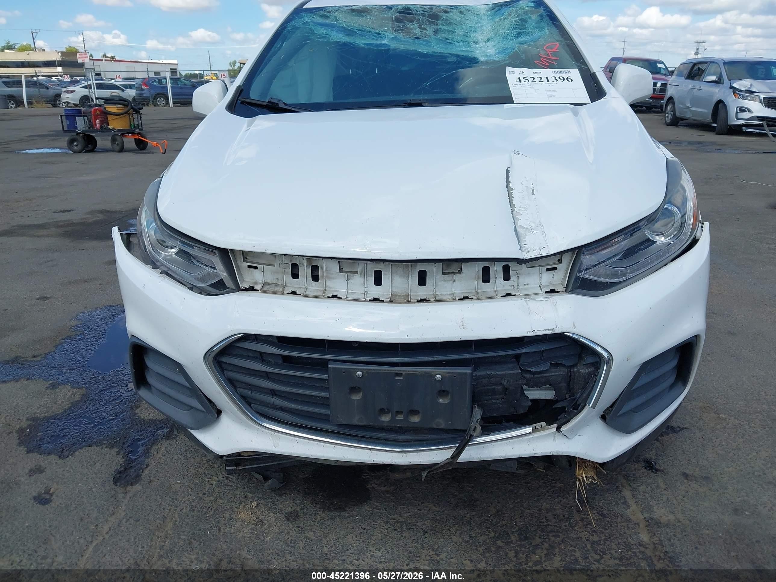2017 Chevrolet Trax Lt White vin: KL7CJPSB5HB226436
