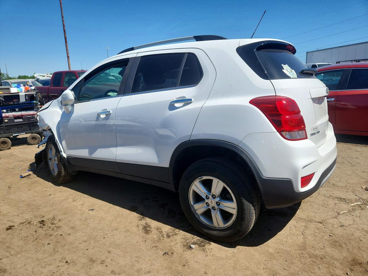 2019 Chevrolet Trax 1lt White vin: KL7CJPSB6KB947503