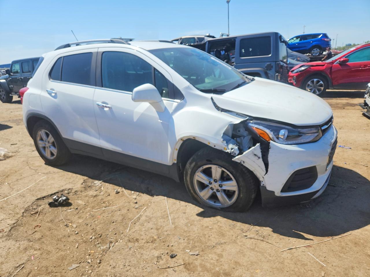 2019 Chevrolet Trax 1lt White vin: KL7CJPSB6KB947503
