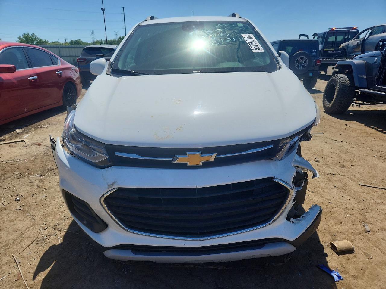 2019 Chevrolet Trax 1lt White vin: KL7CJPSB6KB947503