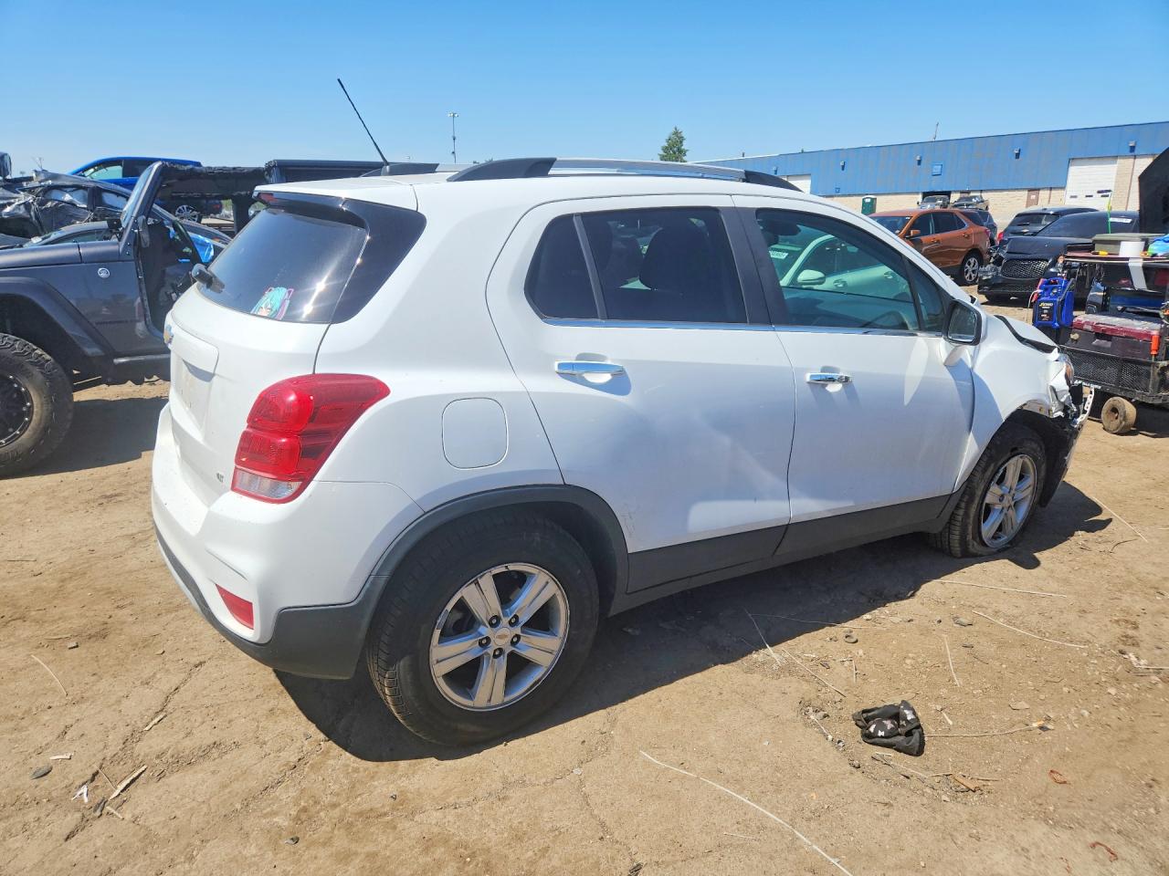 2019 Chevrolet Trax 1lt White vin: KL7CJPSB6KB947503