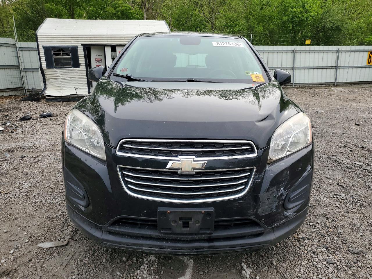 2015 Chevrolet Trax 1ls Black vin: KL7CJPSB7FB112385