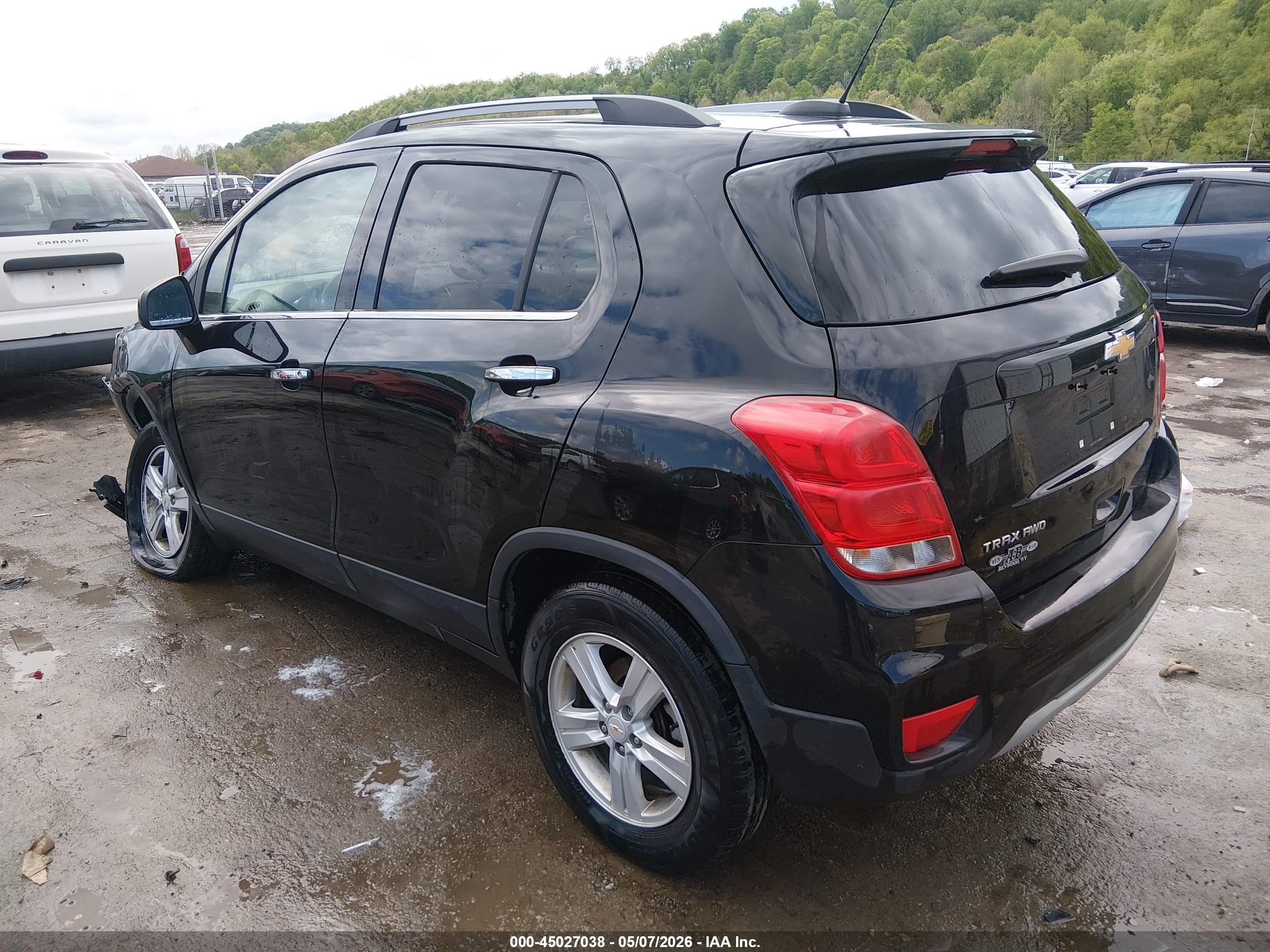 2020 Chevrolet Trax Awd Lt Black vin: KL7CJPSB7LB003940