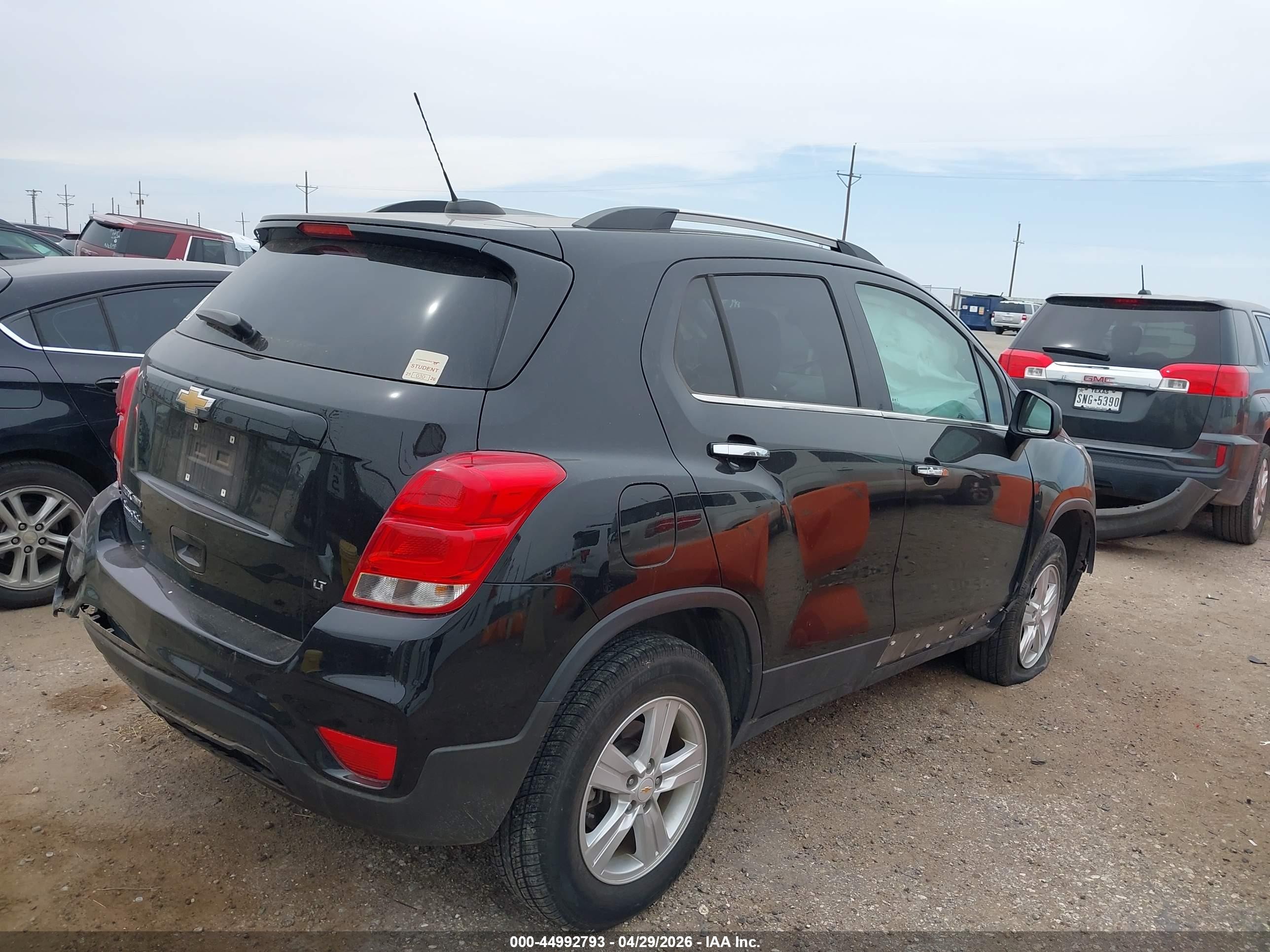 2020 Chevrolet Trax Awd Lt Black vin: KL7CJPSB9LB007584