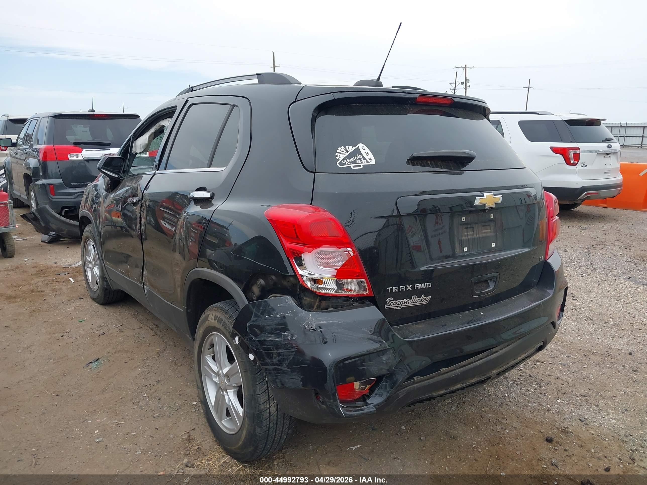 2020 Chevrolet Trax Awd Lt Black vin: KL7CJPSB9LB007584