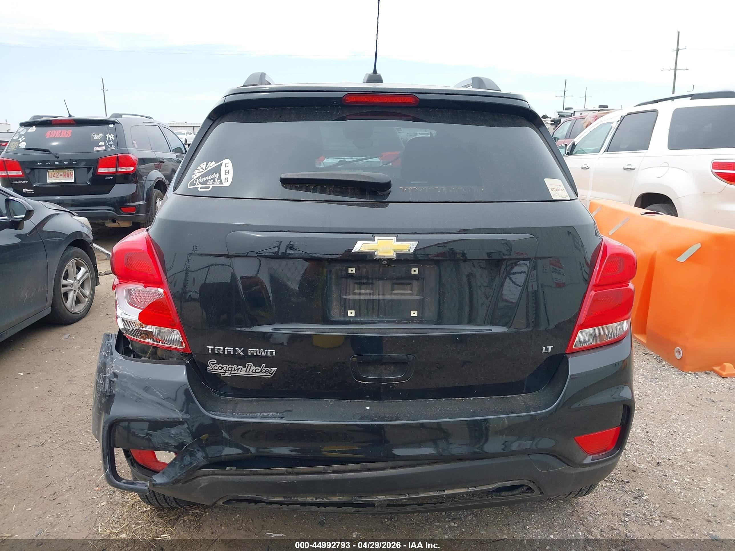2020 Chevrolet Trax Awd Lt Black vin: KL7CJPSB9LB007584