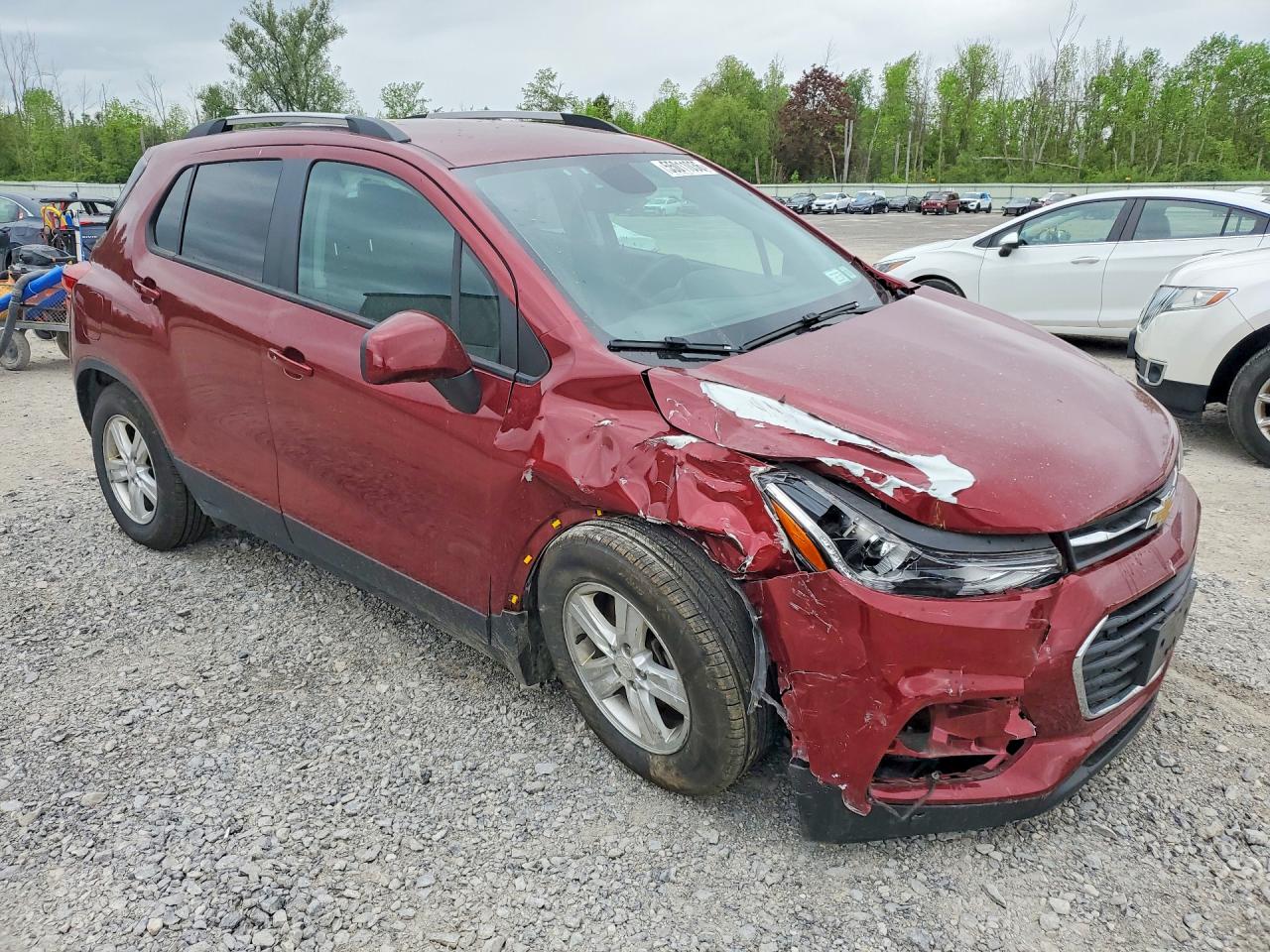 2022 Chevrolet Trax 1lt Red vin: KL7CJPSM1NB502169