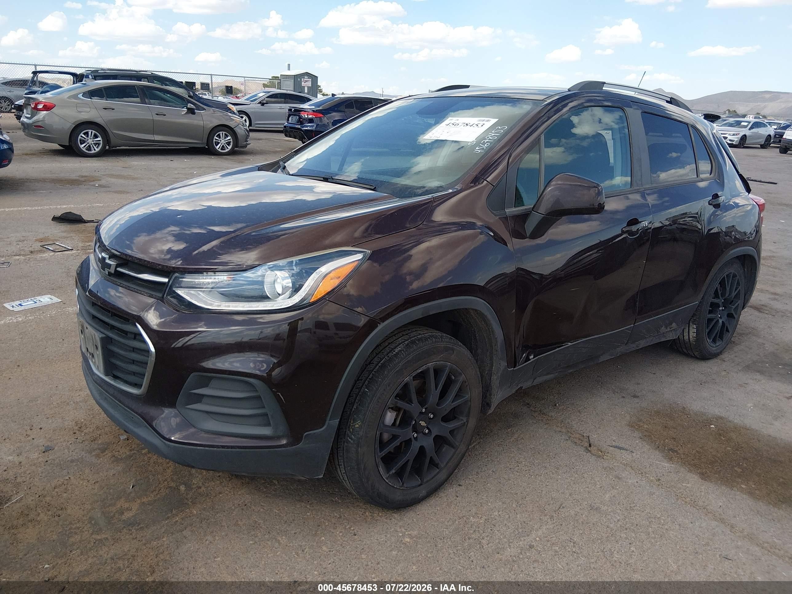 2021 Chevrolet Trax Awd Lt Burgundy vin: KL7CJPSM2MB362678
