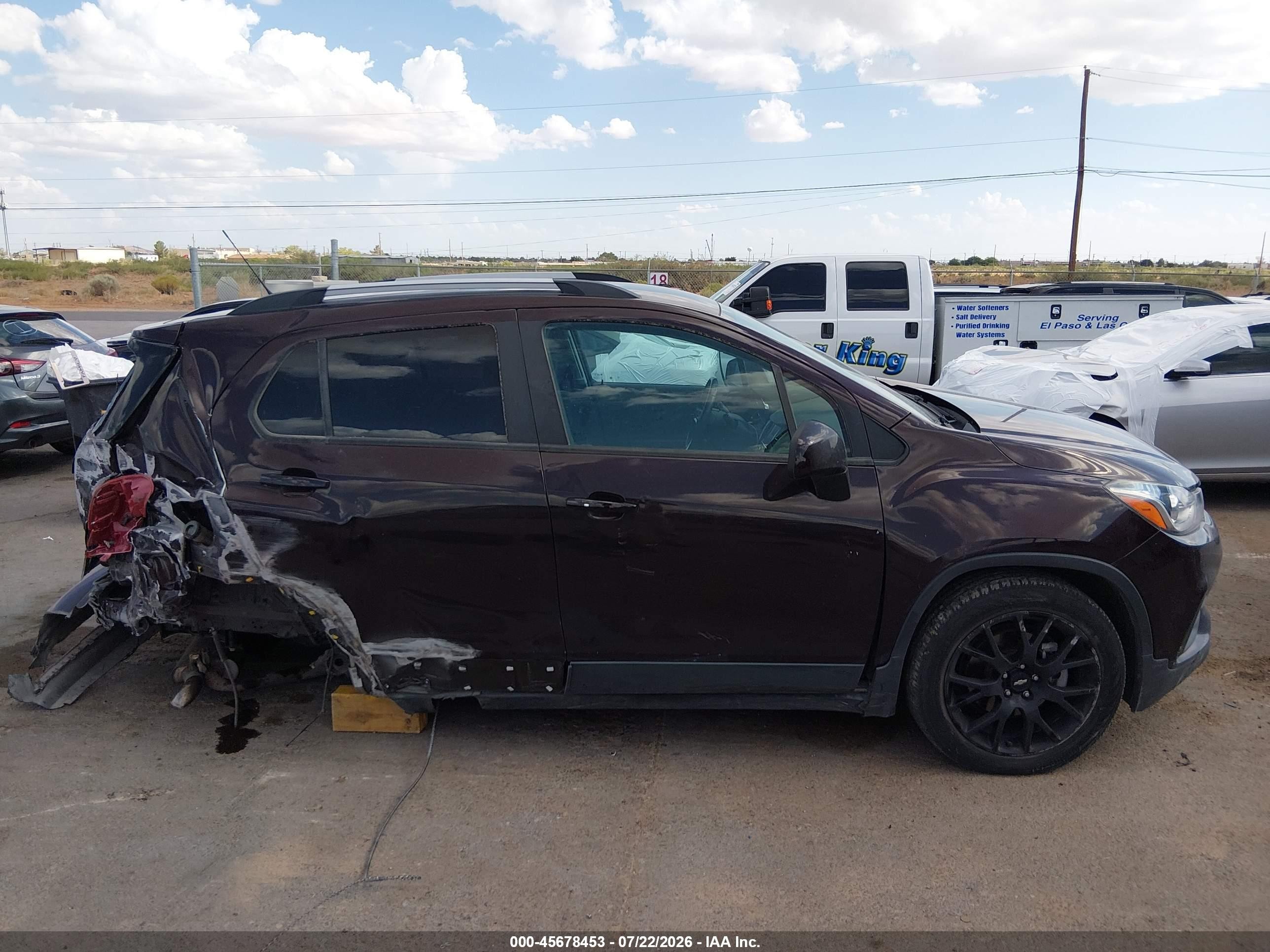 2021 Chevrolet Trax Awd Lt Burgundy vin: KL7CJPSM2MB362678