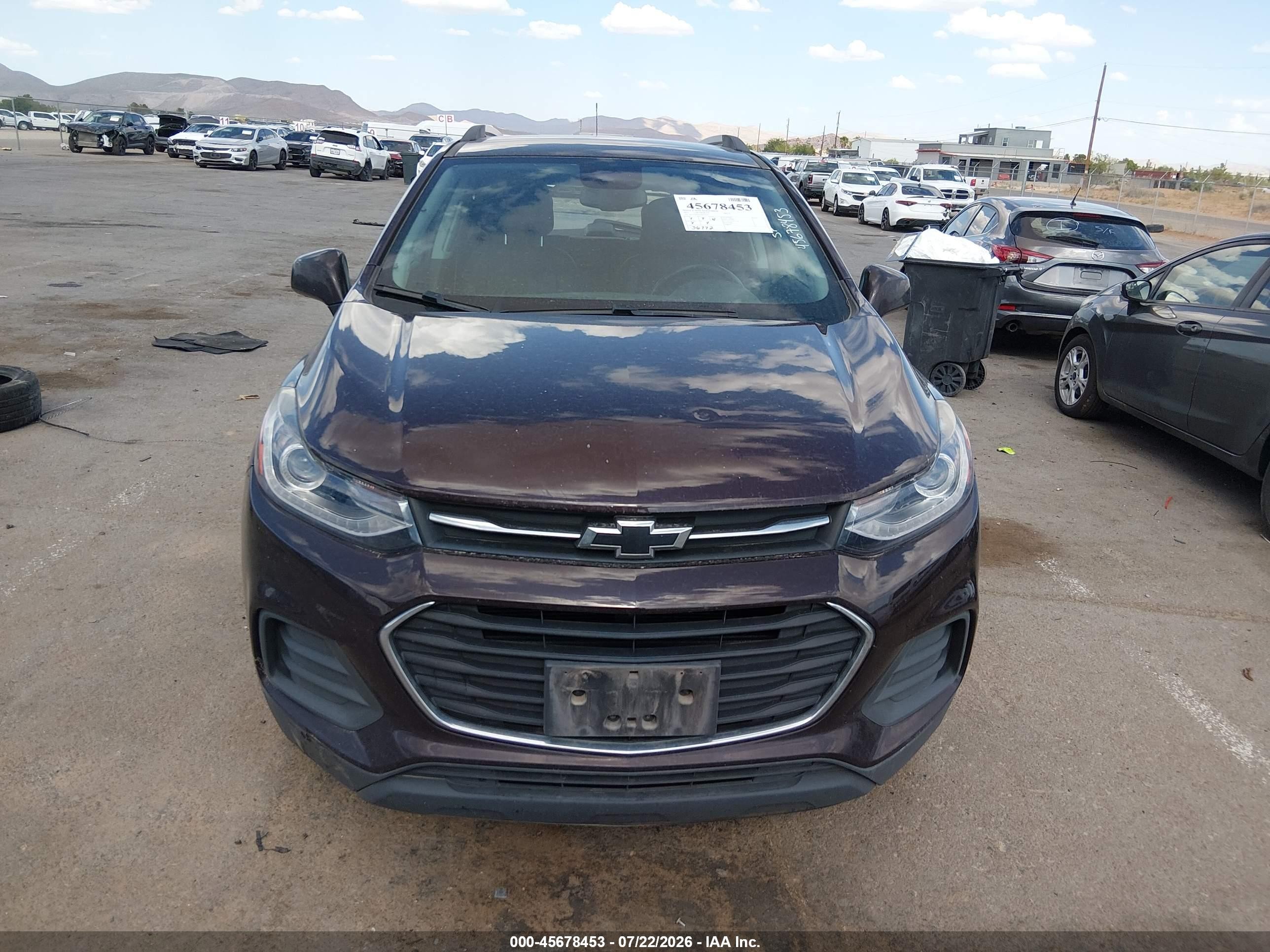 2021 Chevrolet Trax Awd Lt Burgundy vin: KL7CJPSM2MB362678