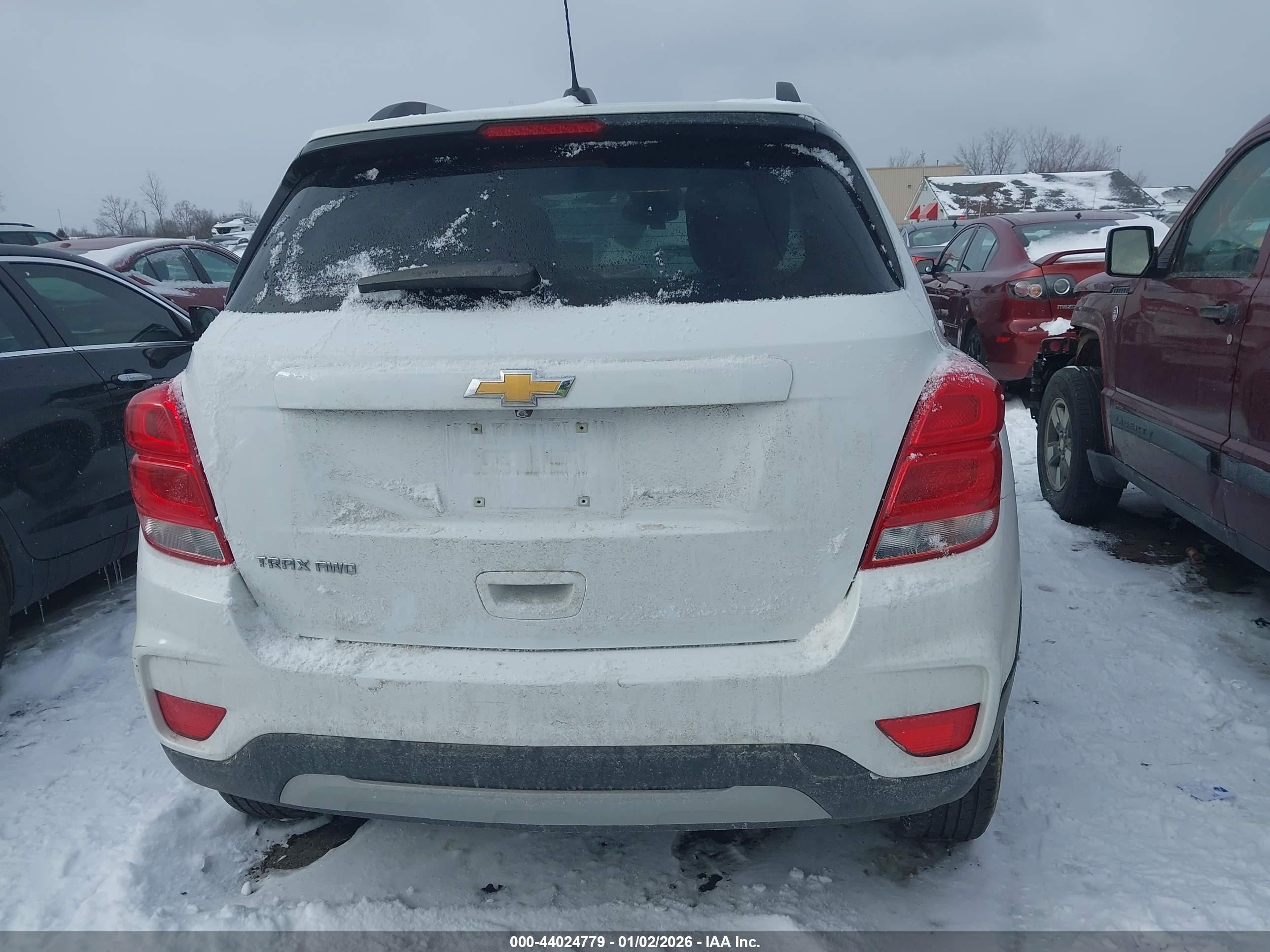 2022 Chevrolet Trax Awd Lt White vin: KL7CJPSM2NB563336