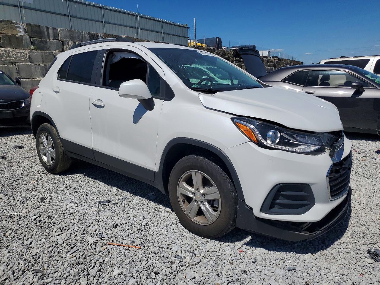 2022 Chevrolet Trax 1lt Белый vin: KL7CJPSM4NB533271