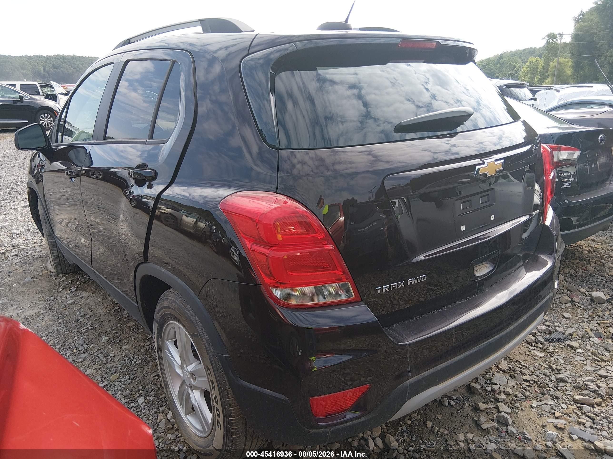 2021 Chevrolet Trax Awd Lt Purple vin: KL7CJPSM9MB371149