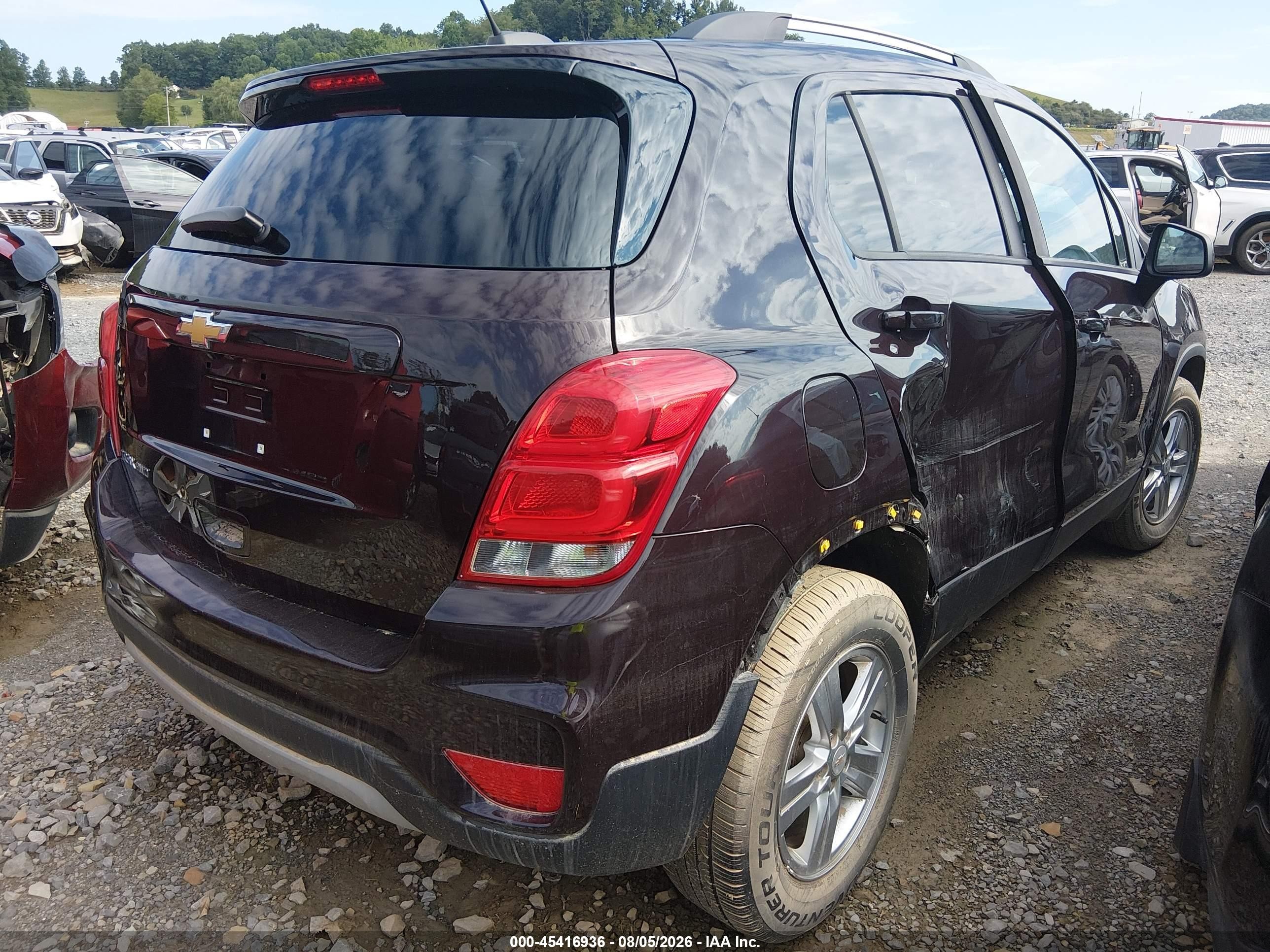 2021 Chevrolet Trax Awd Lt Purple vin: KL7CJPSM9MB371149
