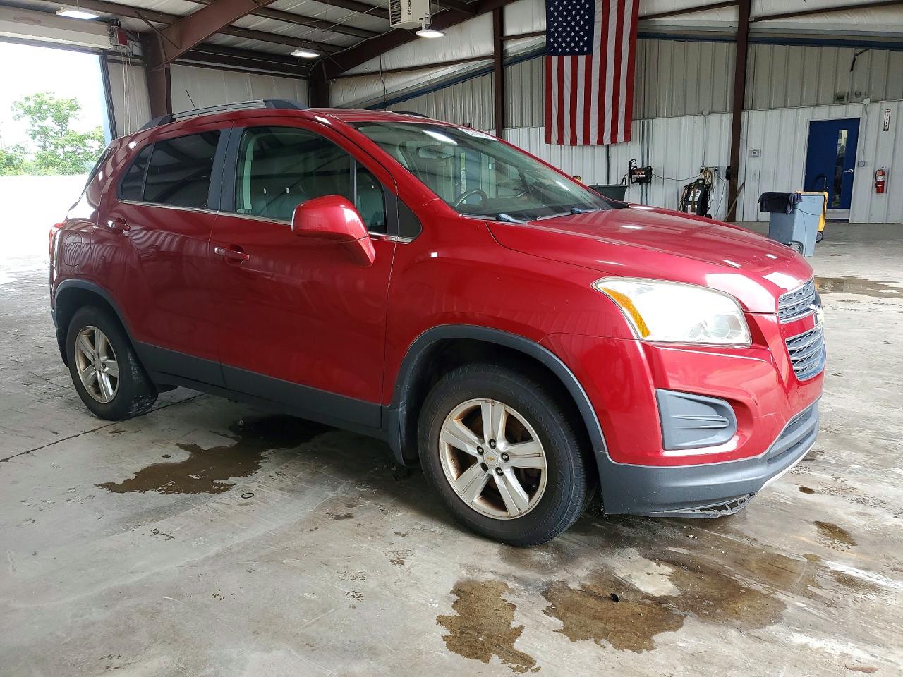 2015 Chevrolet Trax 1lt Burgundy vin: KL7CJRSB0FB108299