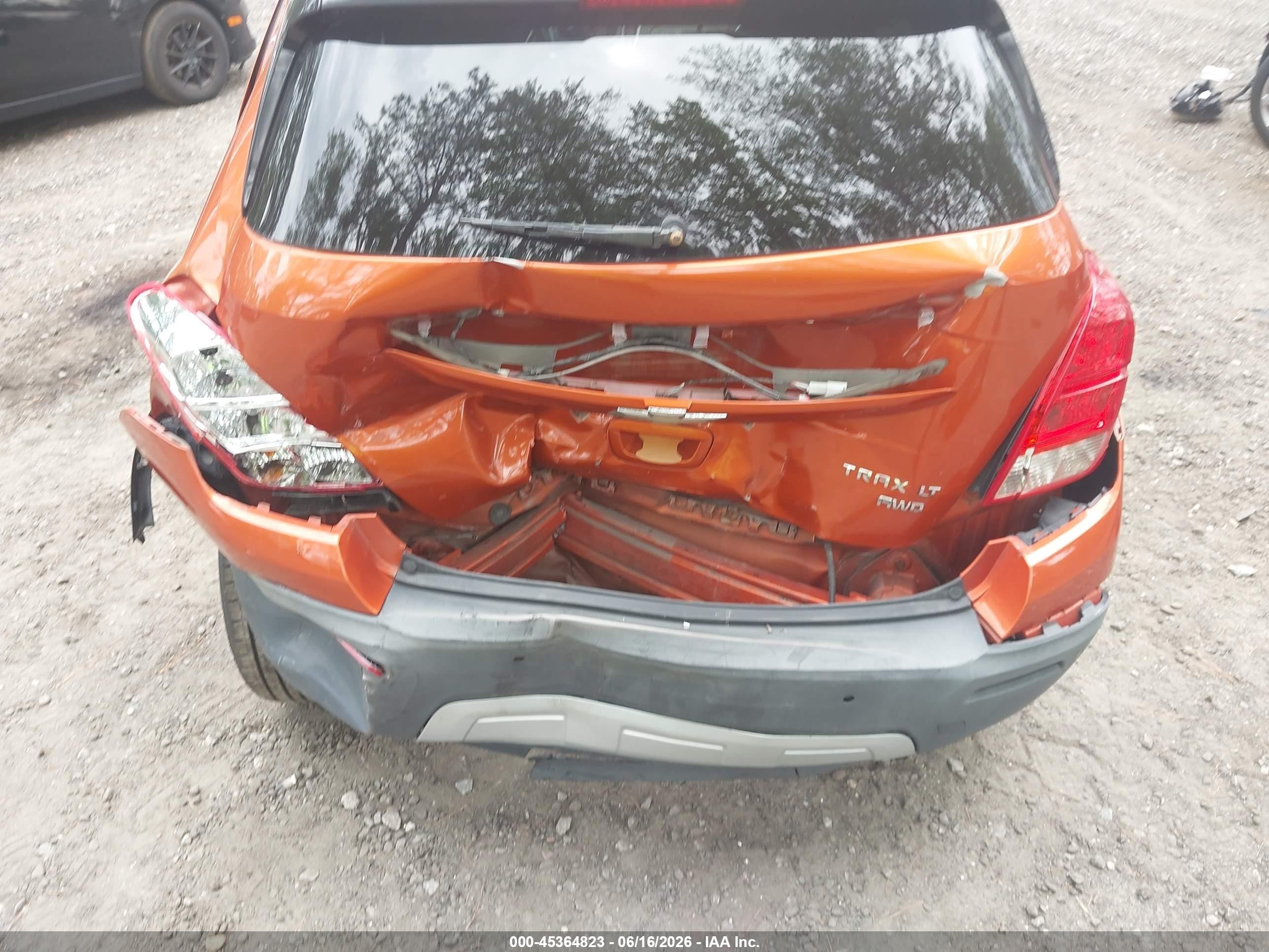 2015 Chevrolet Trax Lt Orange vin: KL7CJRSB0FB249387