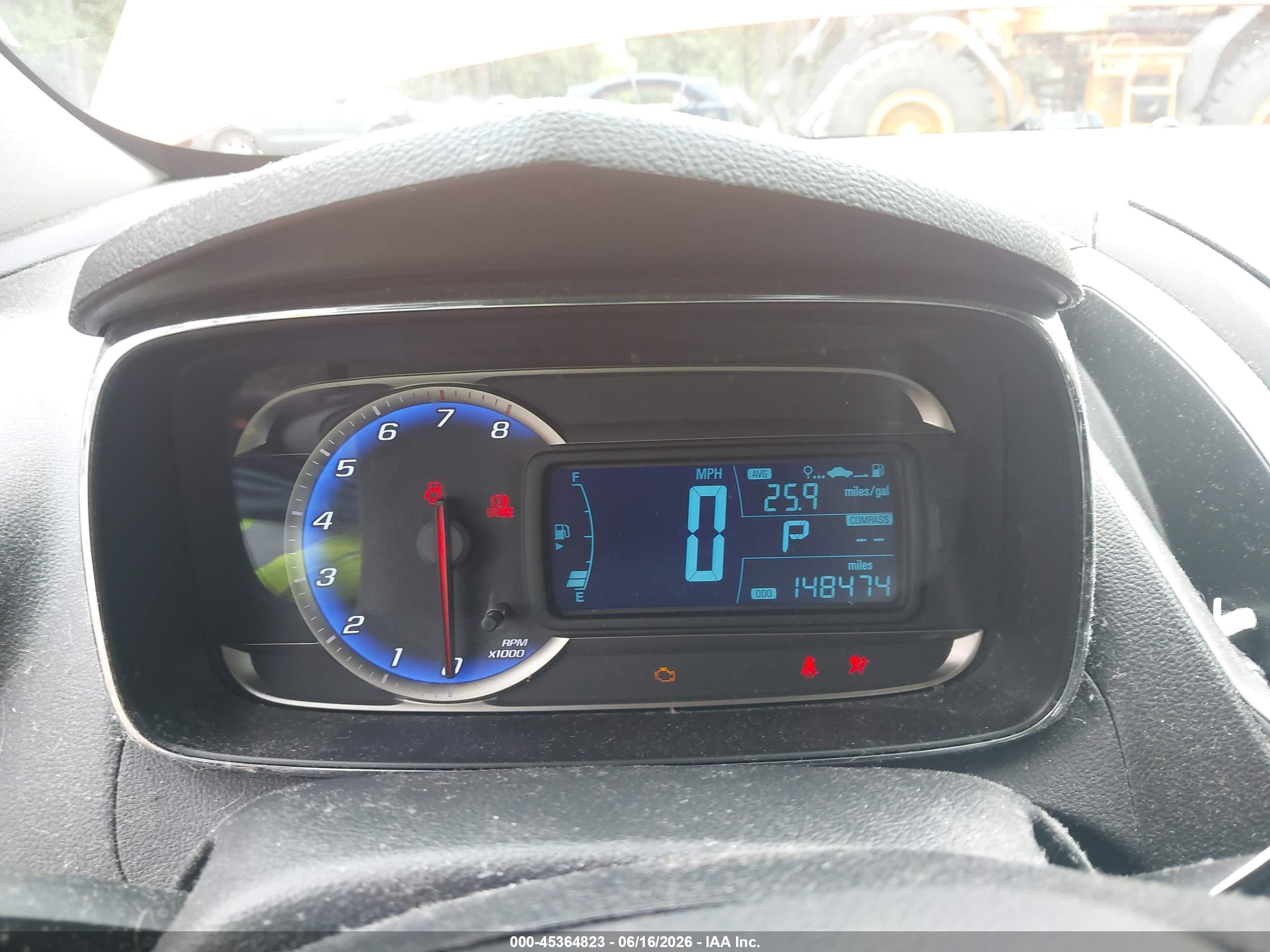 2015 Chevrolet Trax Lt Orange vin: KL7CJRSB0FB249387