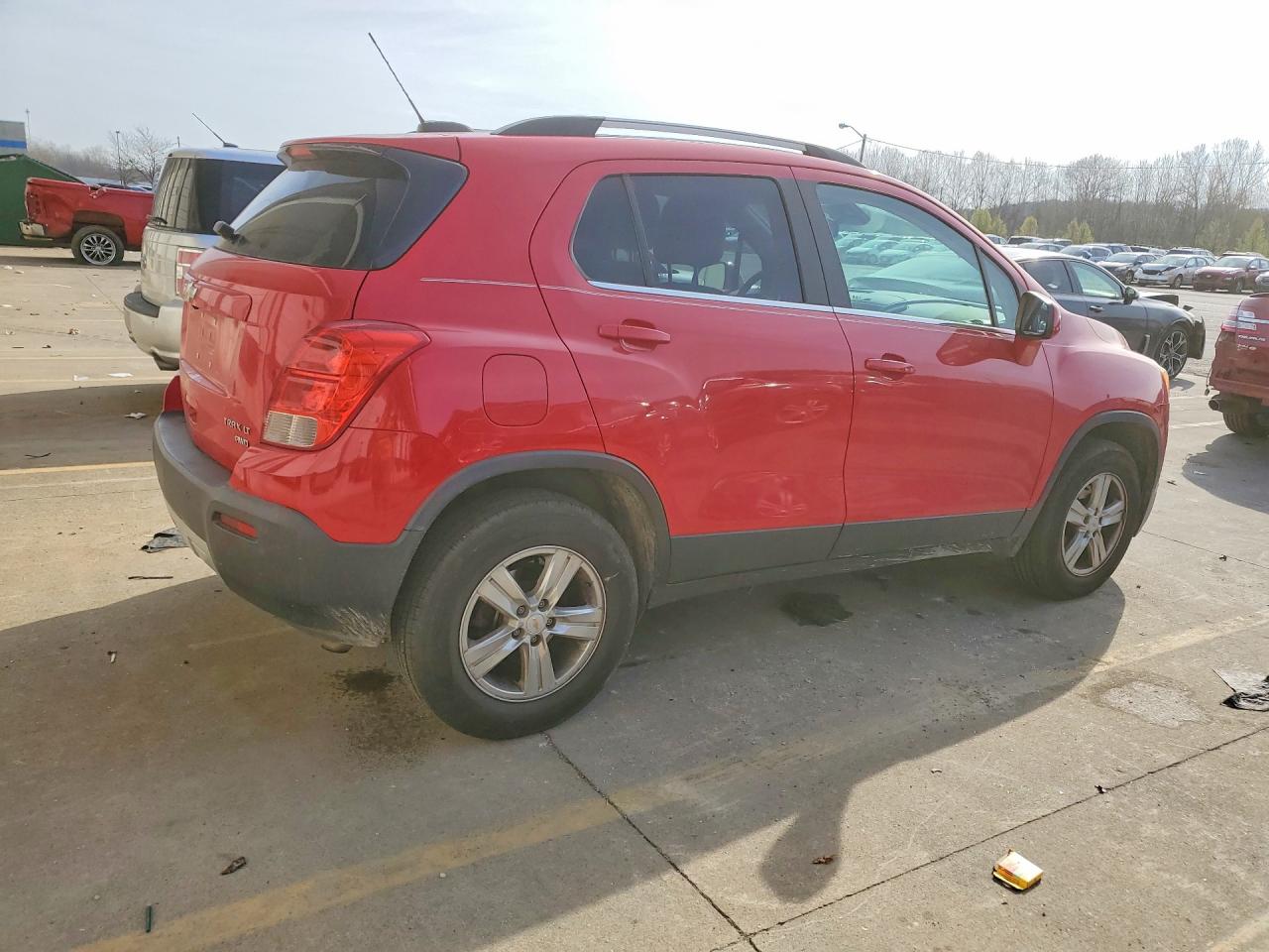 2015 Chevrolet Trax 1lt Red vin: KL7CJRSB0FB254296