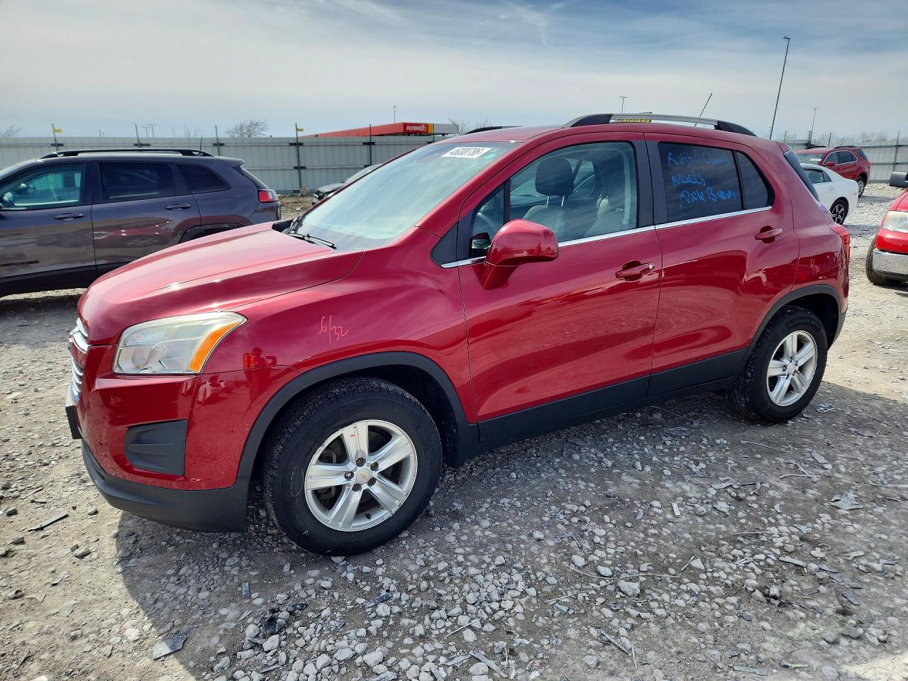 2015 Chevrolet Trax 1lt Red vin: KL7CJRSB1FB061638