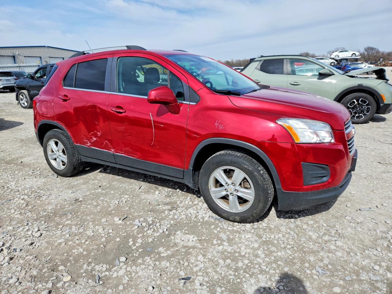 2015 Chevrolet Trax 1lt Red vin: KL7CJRSB1FB061638