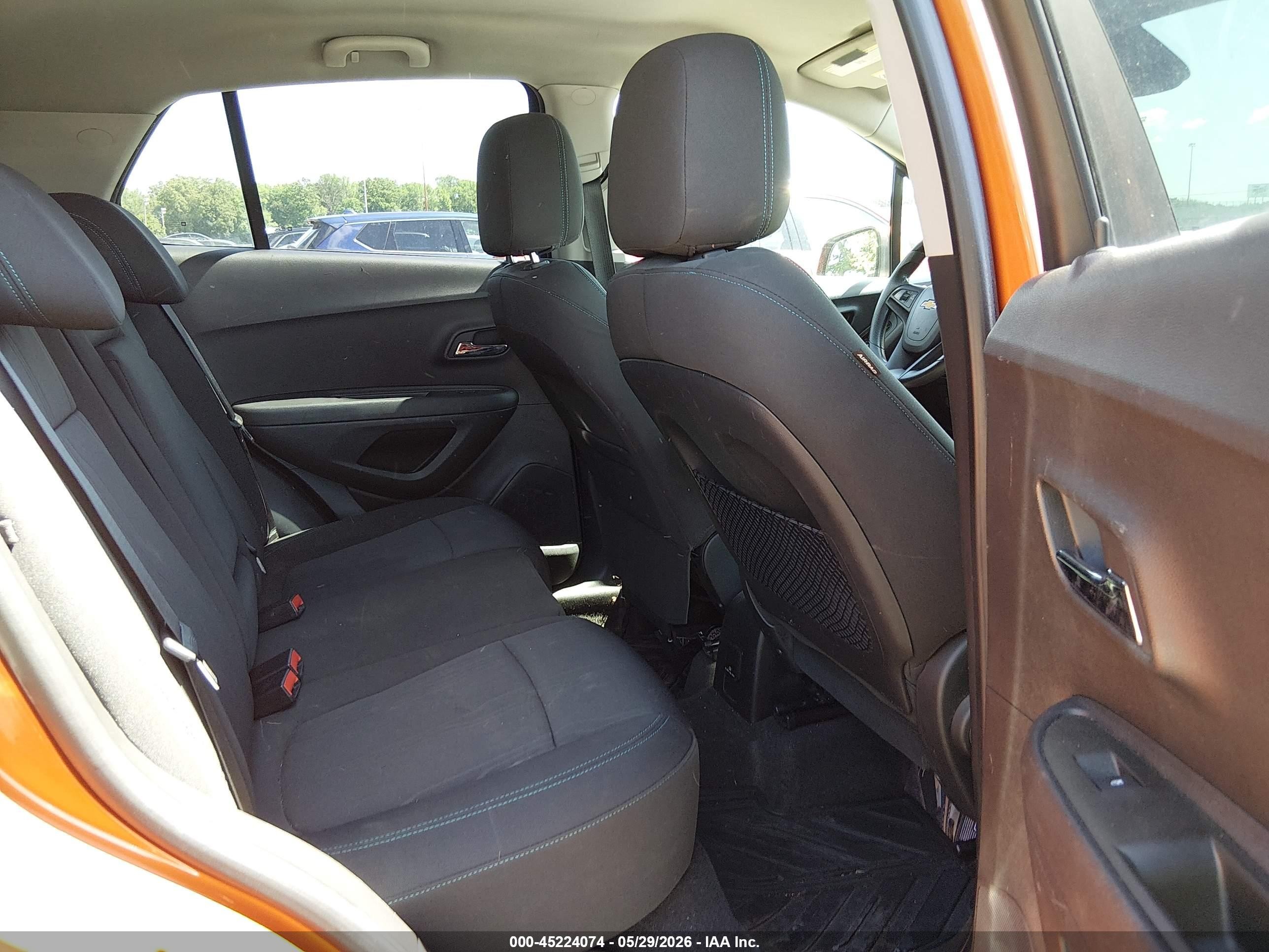 2015 Chevrolet Trax Lt Orange vin: KL7CJRSB1FB118663