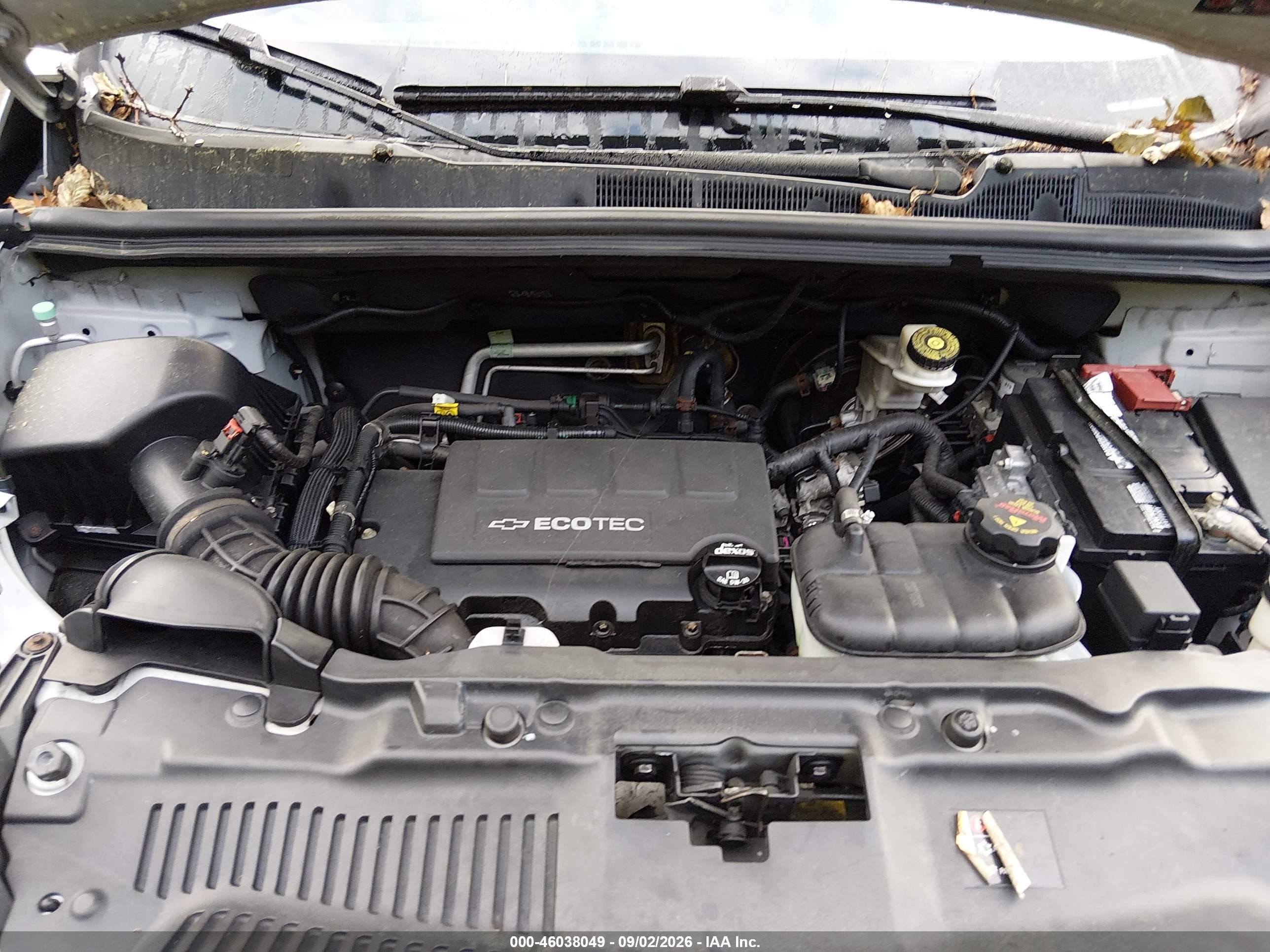2015 Chevrolet Trax Lt Серебряный vin: KL7CJRSB2FB077511