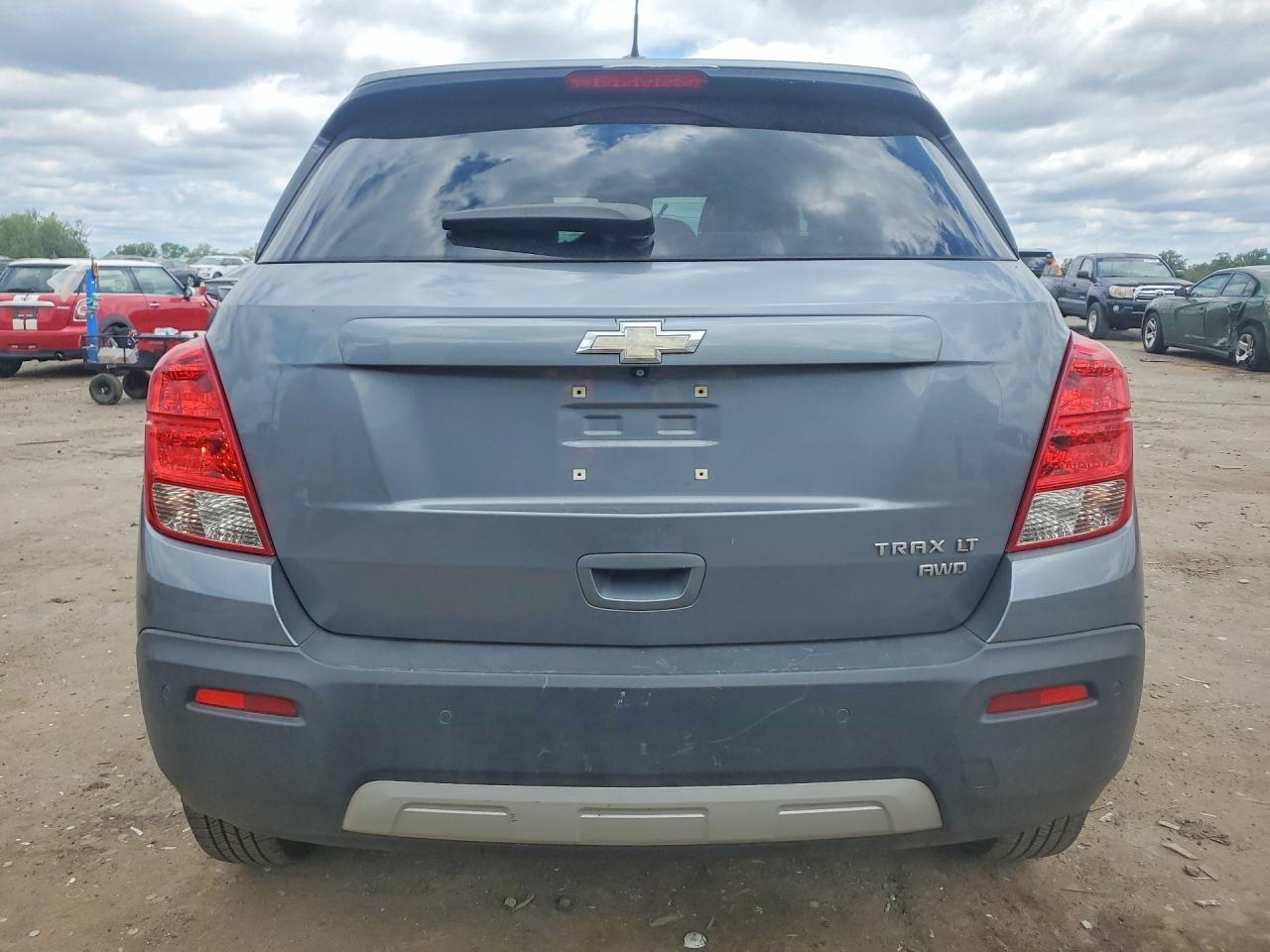 2015 Chevrolet Trax 1lt Gray vin: KL7CJRSB2FB081414