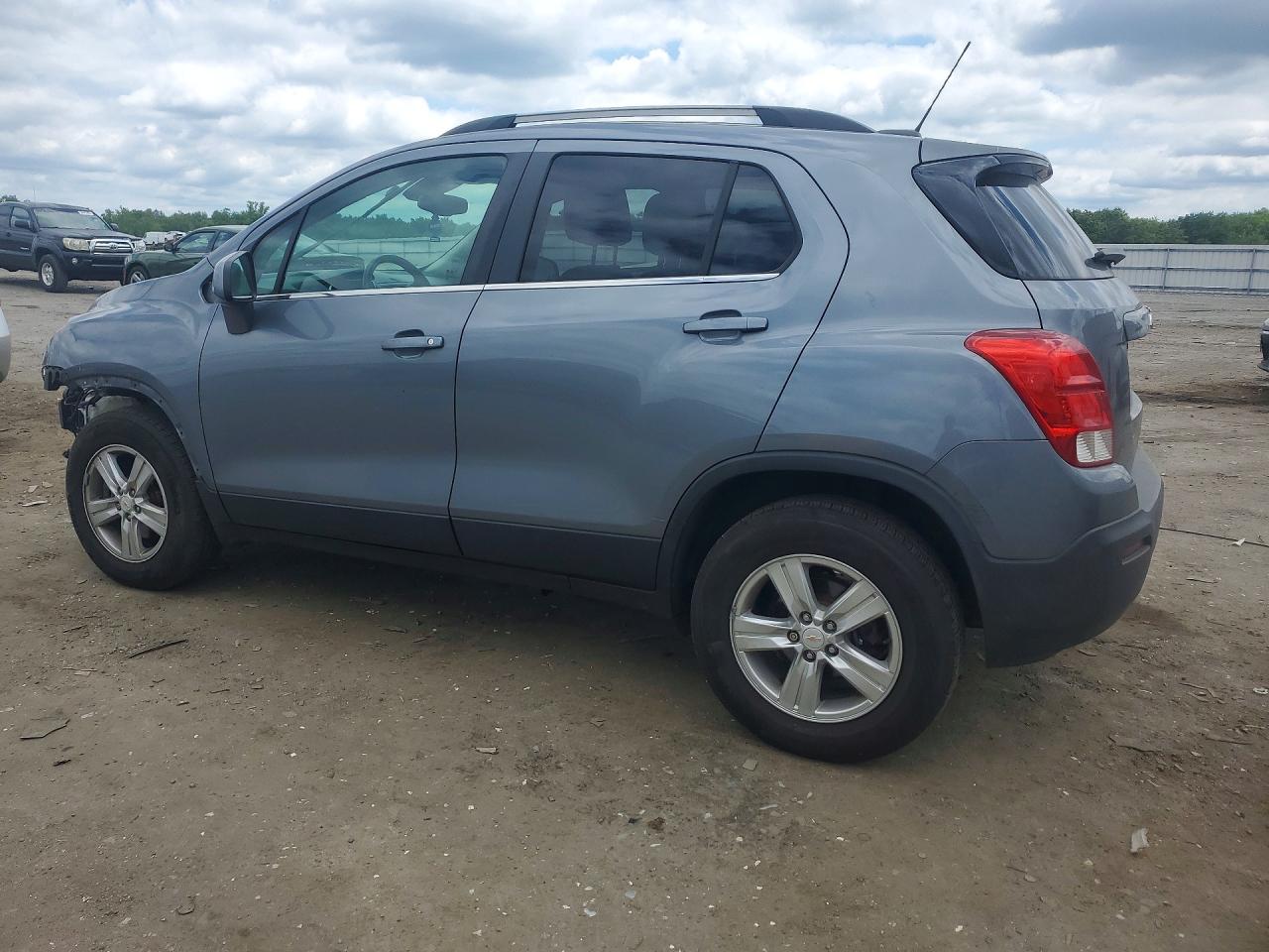 2015 Chevrolet Trax 1lt Gray vin: KL7CJRSB2FB081414