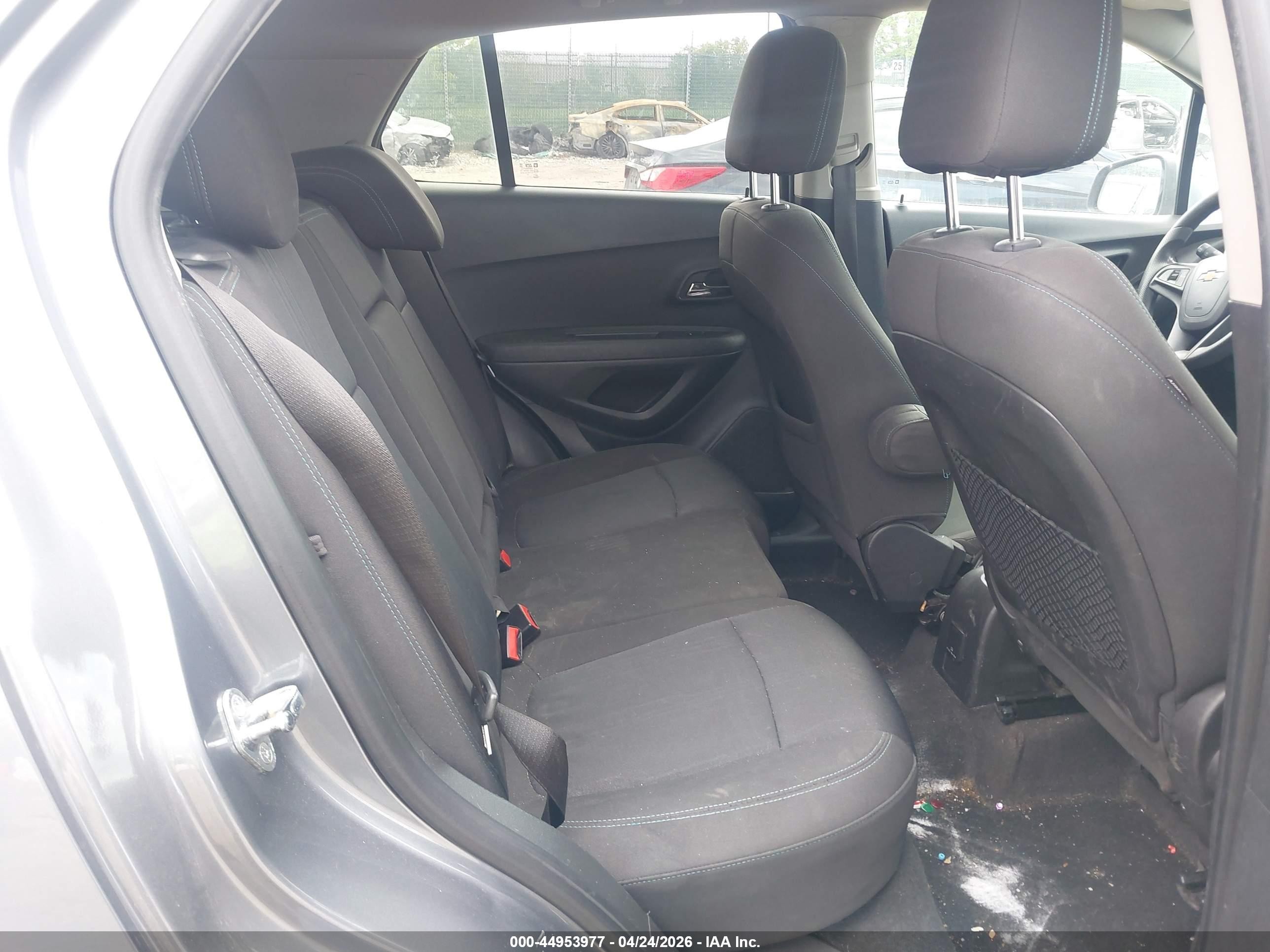2015 Chevrolet Trax Lt Gray vin: KL7CJRSB2FB160226