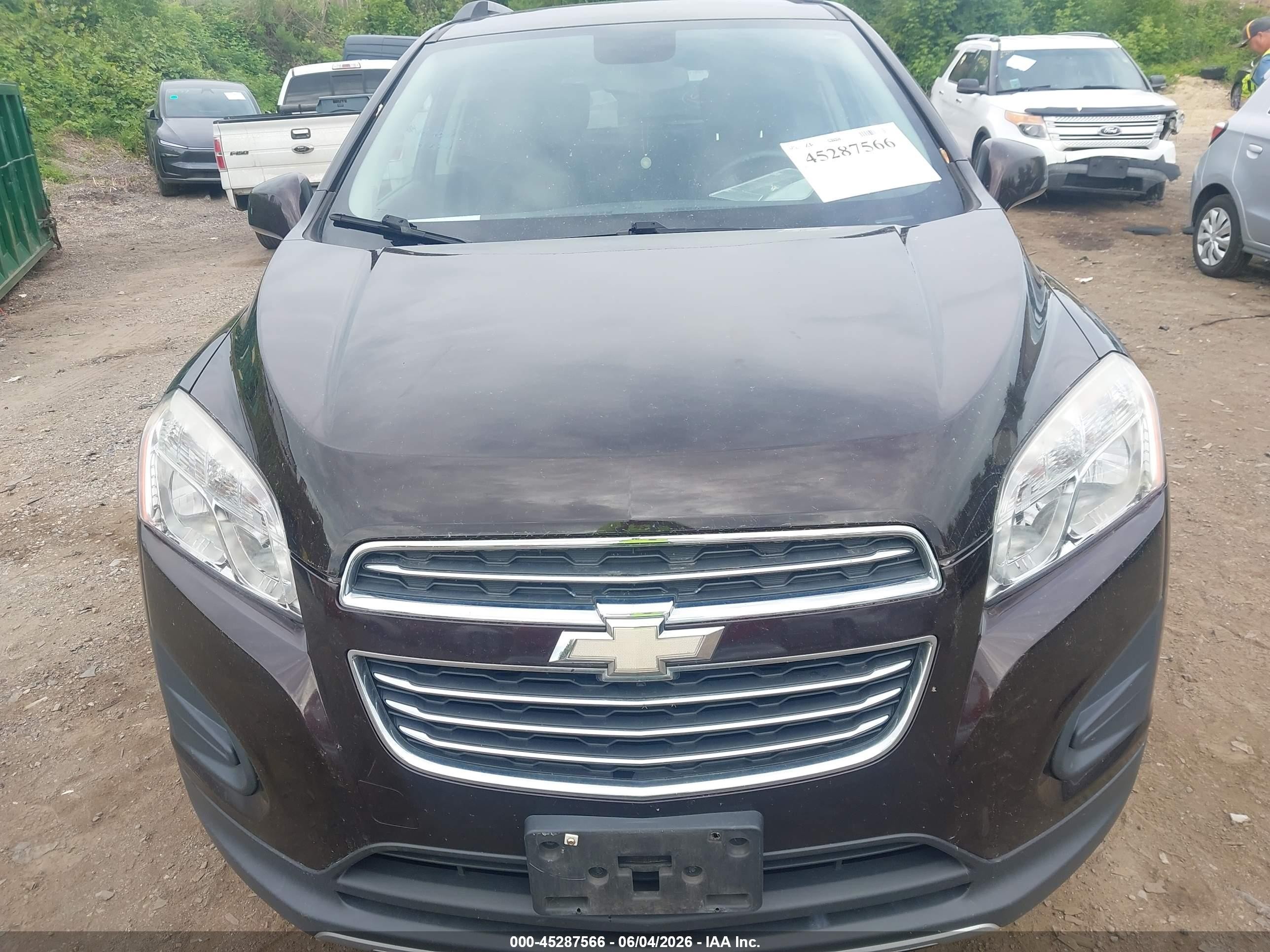 2015 Chevrolet Trax Lt Brown vin: KL7CJRSB5FB255413