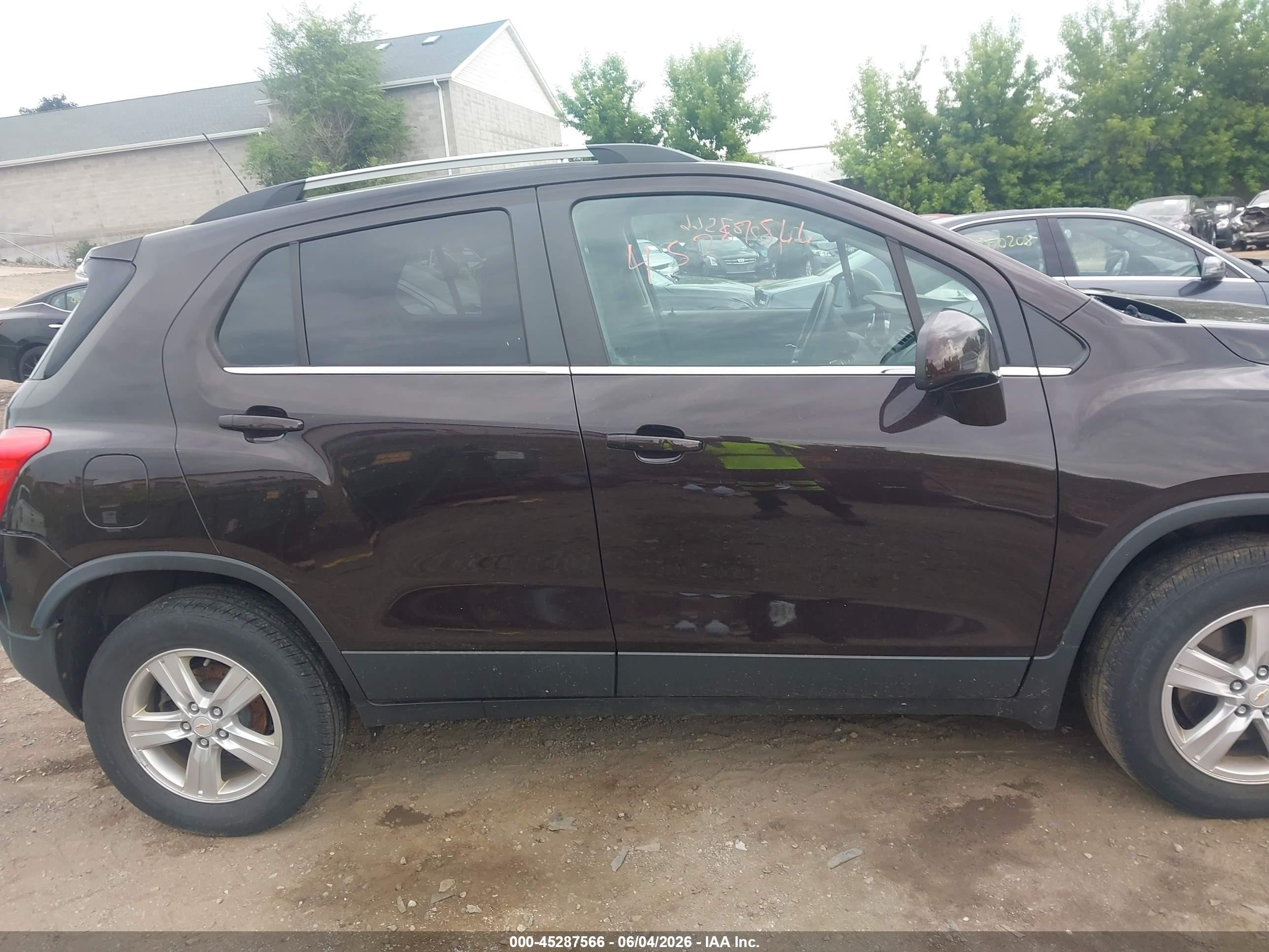 2015 Chevrolet Trax Lt Brown vin: KL7CJRSB5FB255413