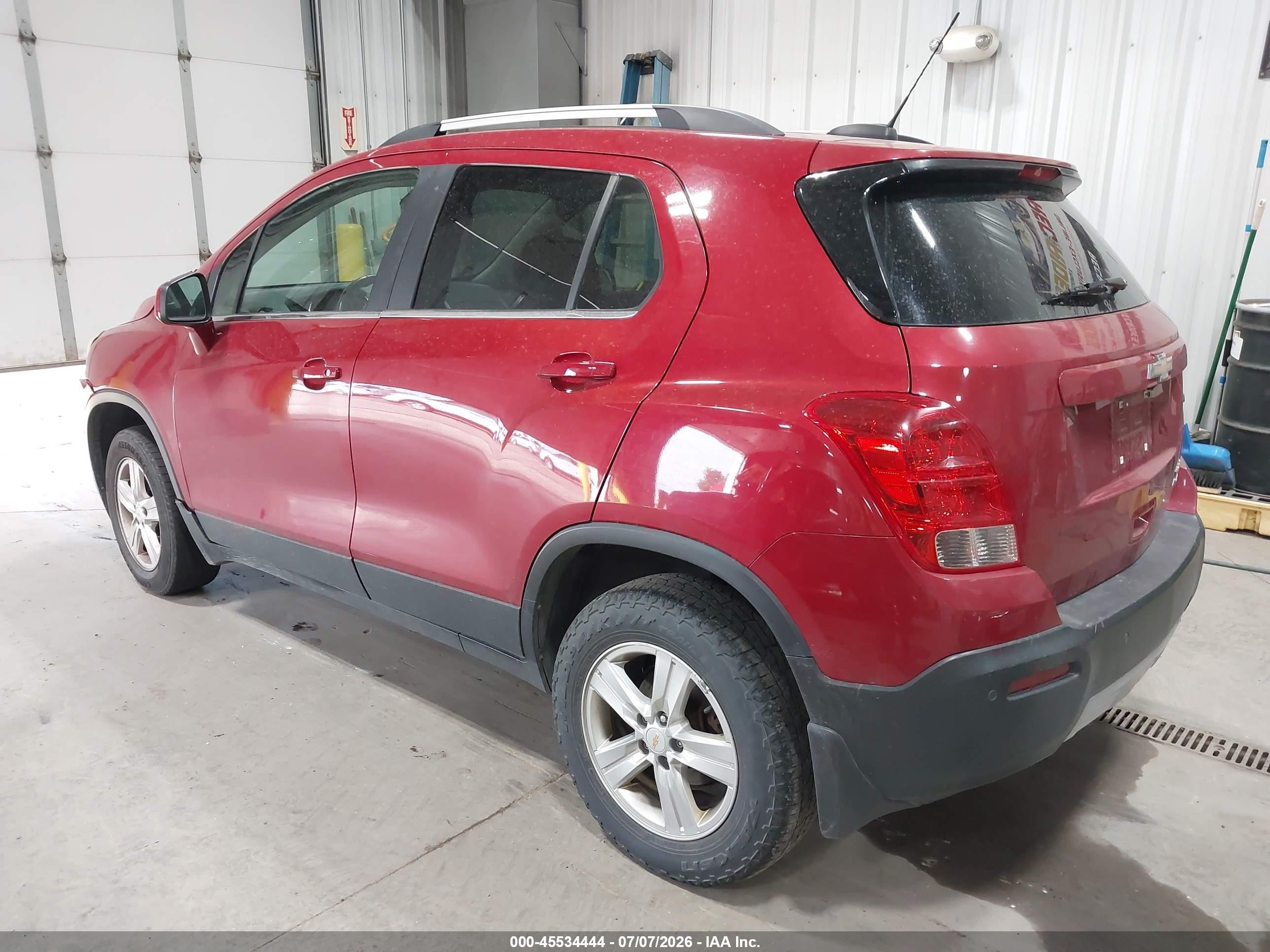 2015 Chevrolet Trax Lt Red vin: KL7CJRSB5FB258084