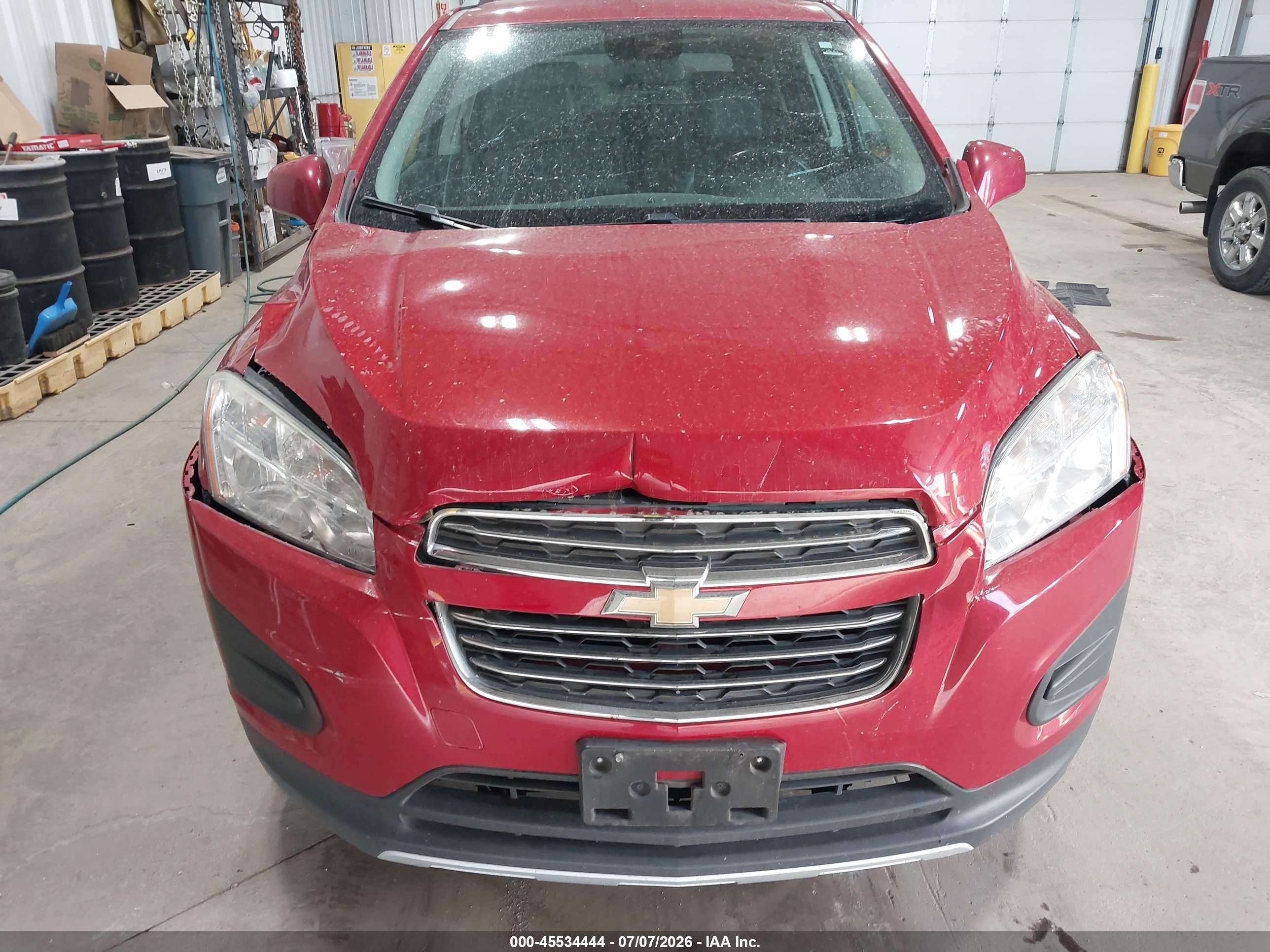 2015 Chevrolet Trax Lt Red vin: KL7CJRSB5FB258084
