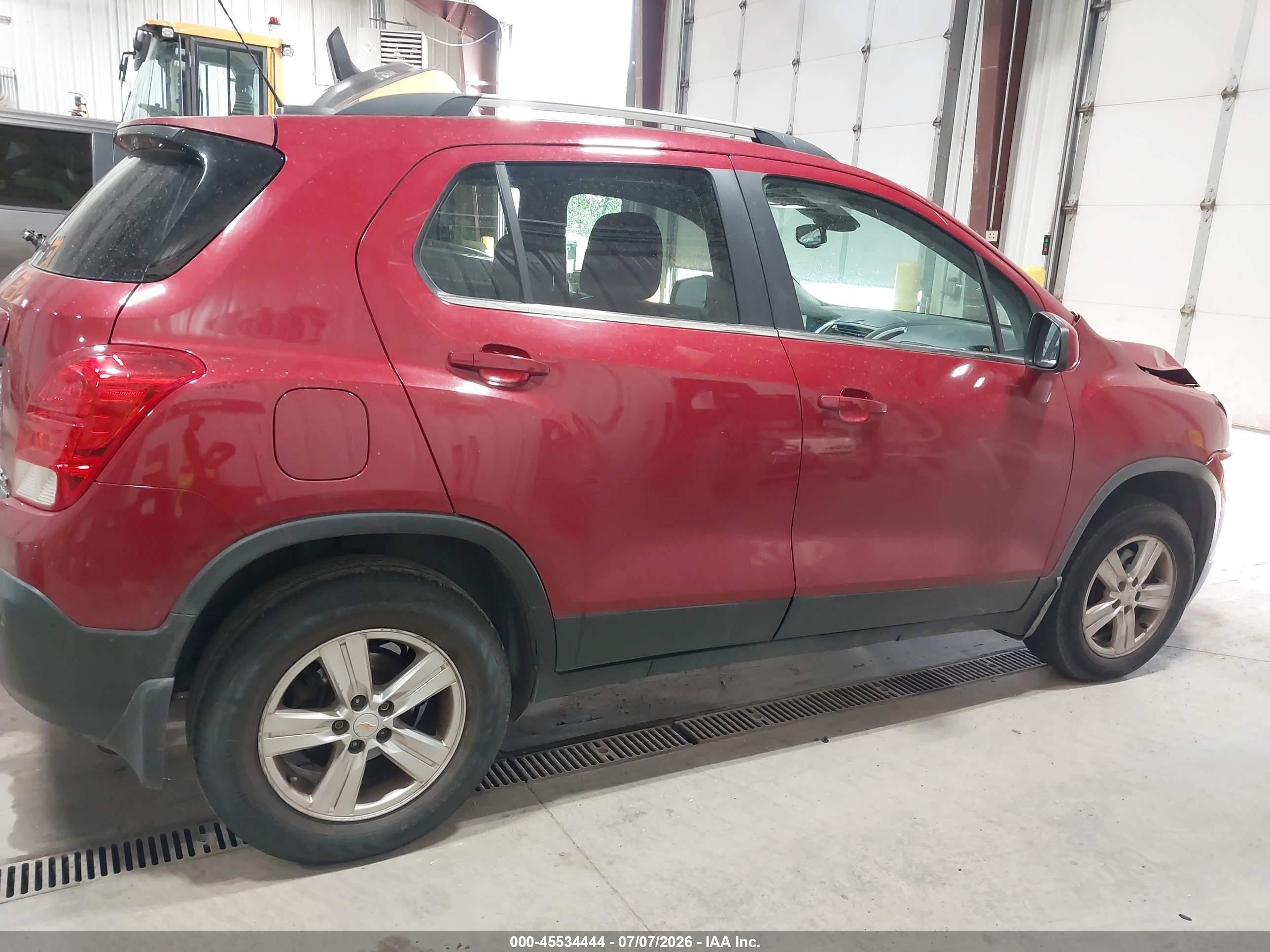 2015 Chevrolet Trax Lt Red vin: KL7CJRSB5FB258084