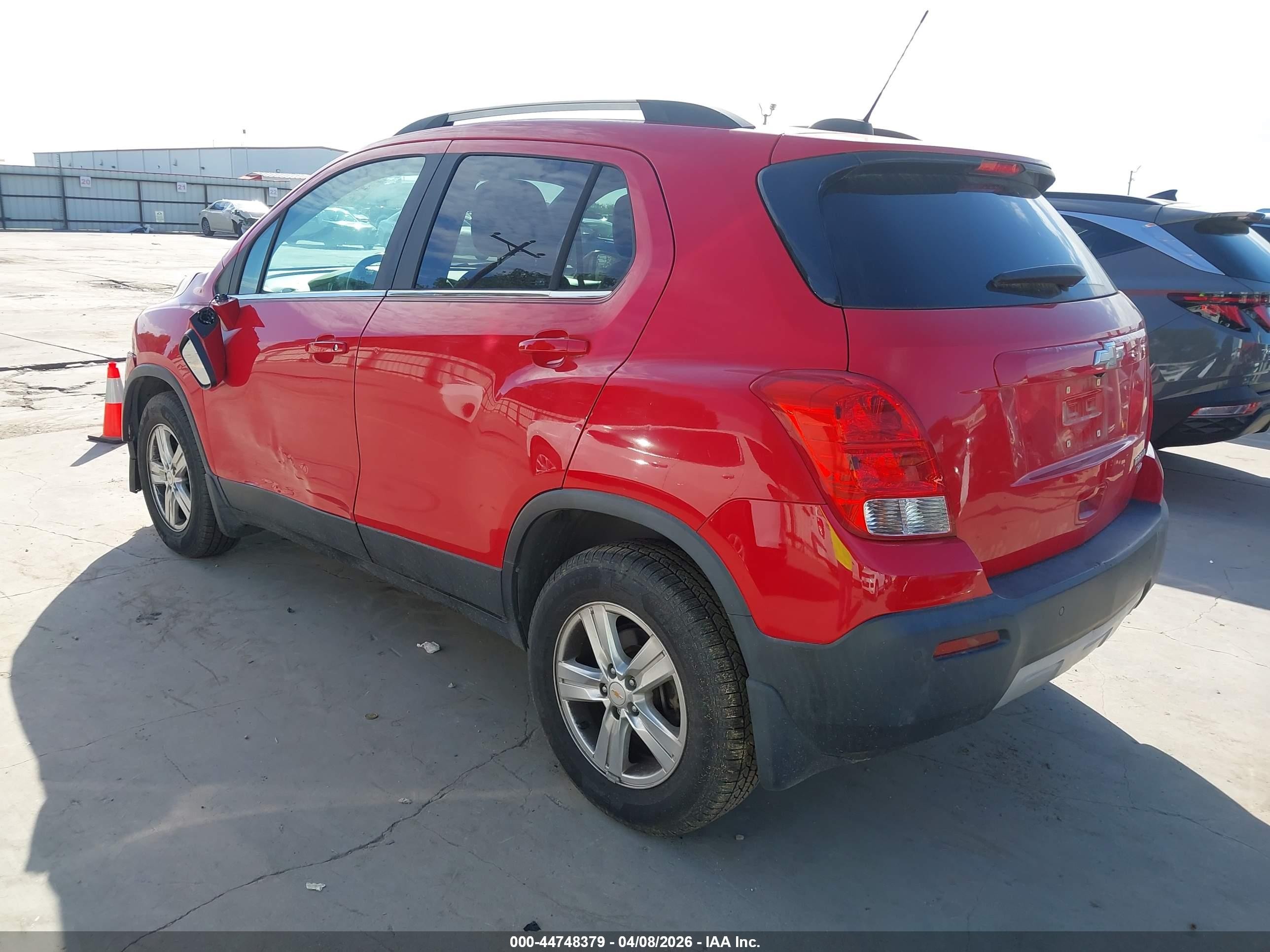 2015 Chevrolet Trax Lt Red vin: KL7CJRSB6FB191611