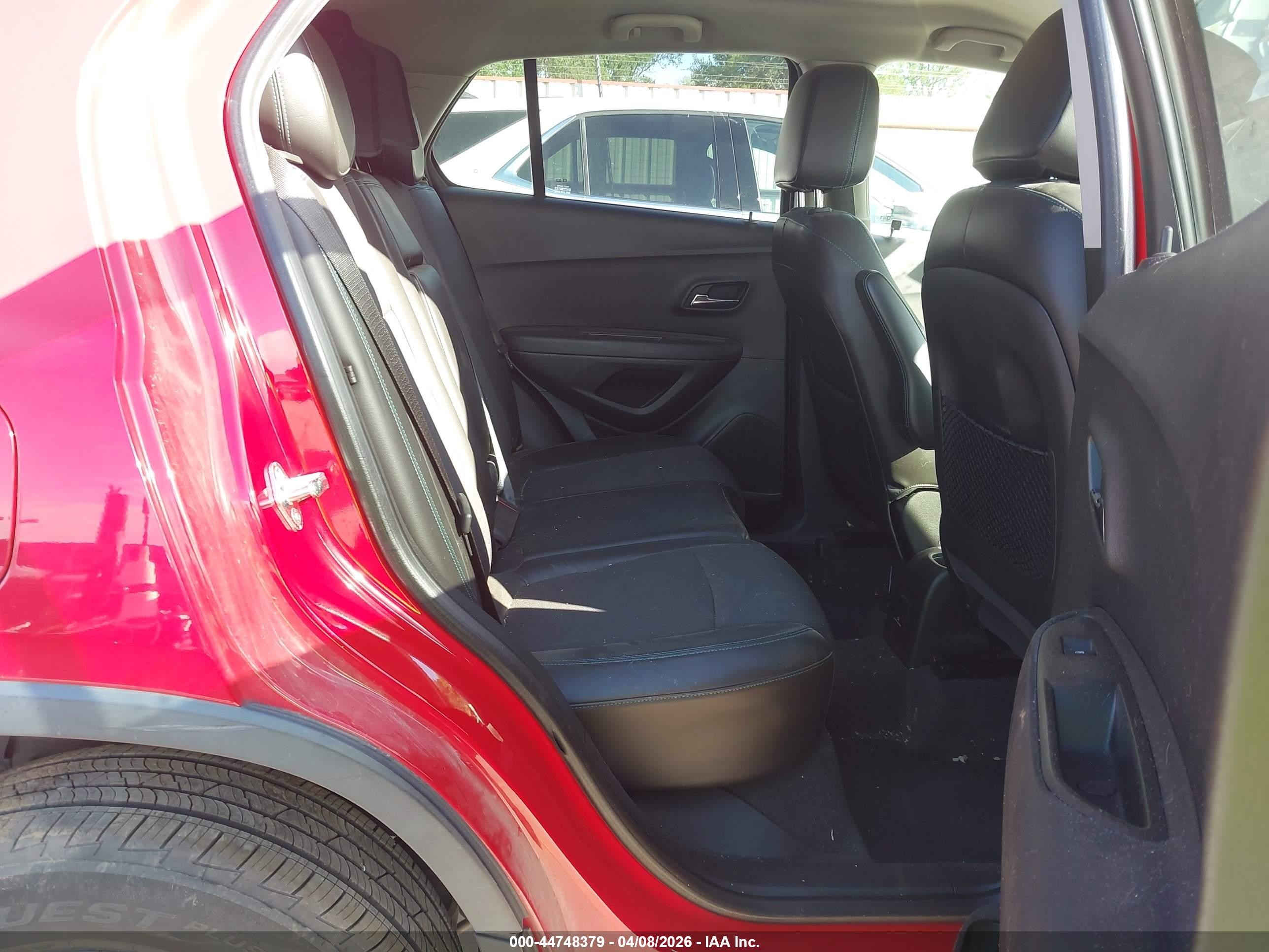 2015 Chevrolet Trax Lt Red vin: KL7CJRSB6FB191611