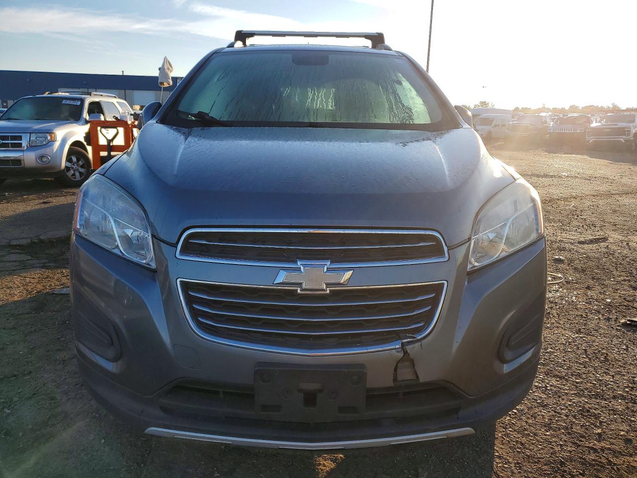 2015 Chevrolet Trax 1lt Gray vin: KL7CJRSB7FB064950