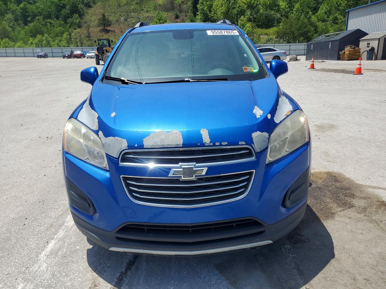 2015 Chevrolet Trax 1lt Blue vin: KL7CJRSB8FB103142