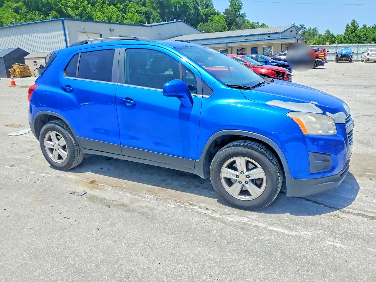 2015 Chevrolet Trax 1lt Blue vin: KL7CJRSB8FB103142