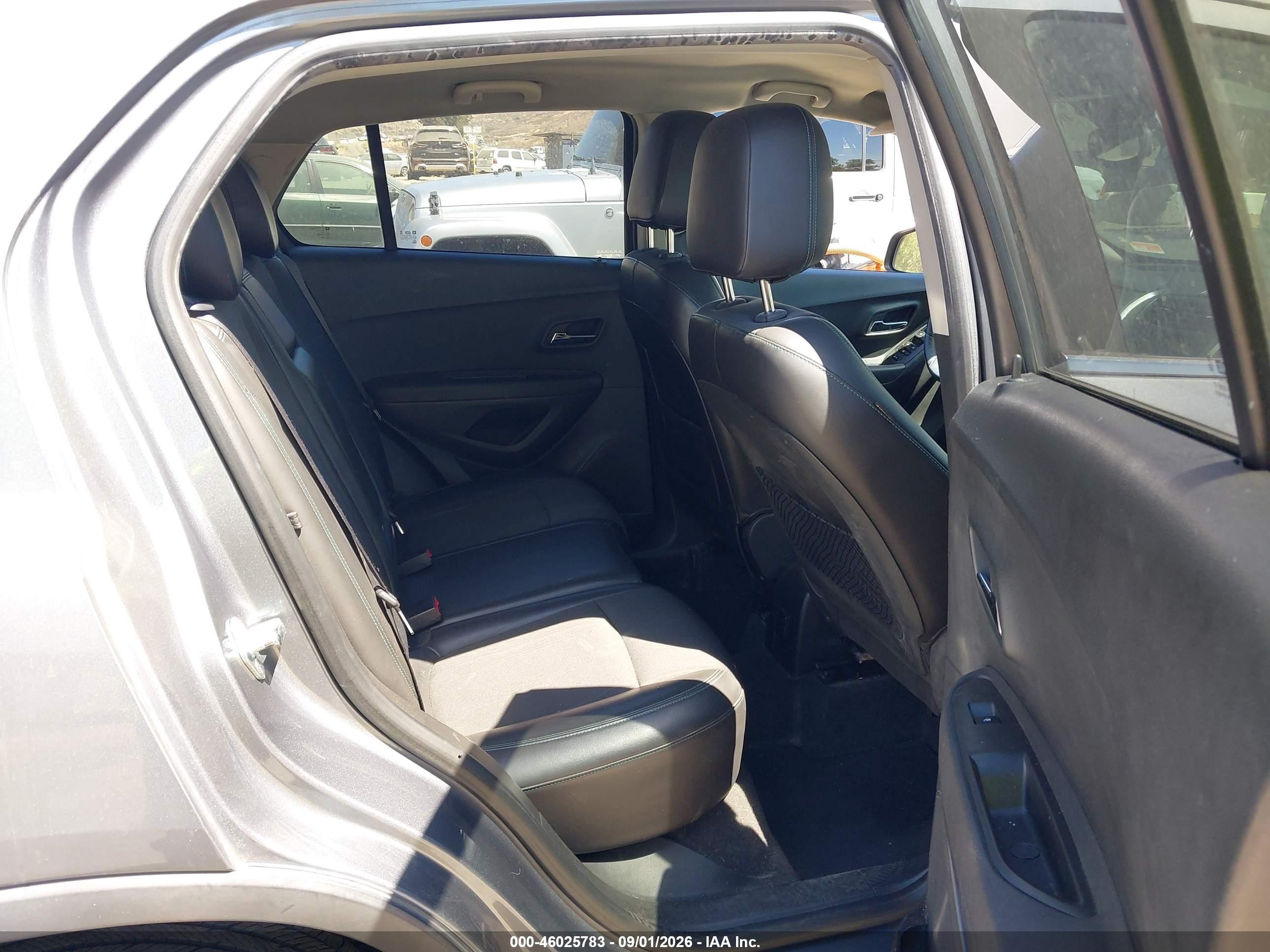 2015 Chevrolet Trax Lt Gray vin: KL7CJRSB8FB104789