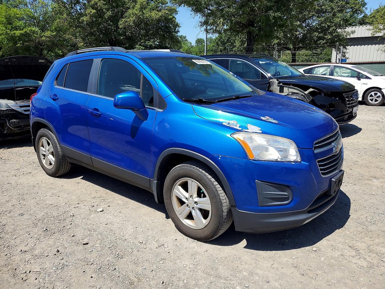2015 Chevrolet Trax 1lt Blue vin: KL7CJRSB8FB149747