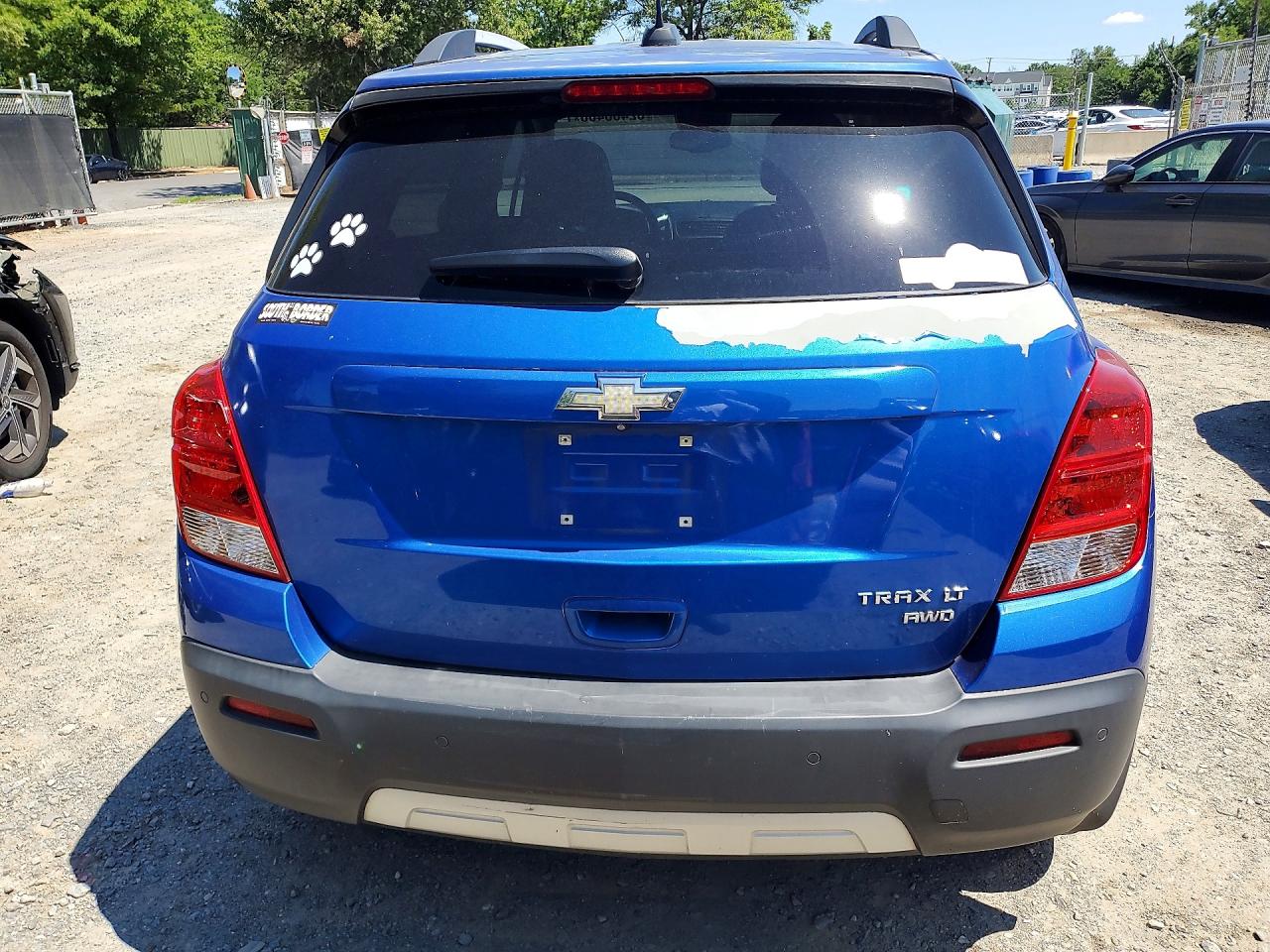 2015 Chevrolet Trax 1lt Blue vin: KL7CJRSB8FB149747