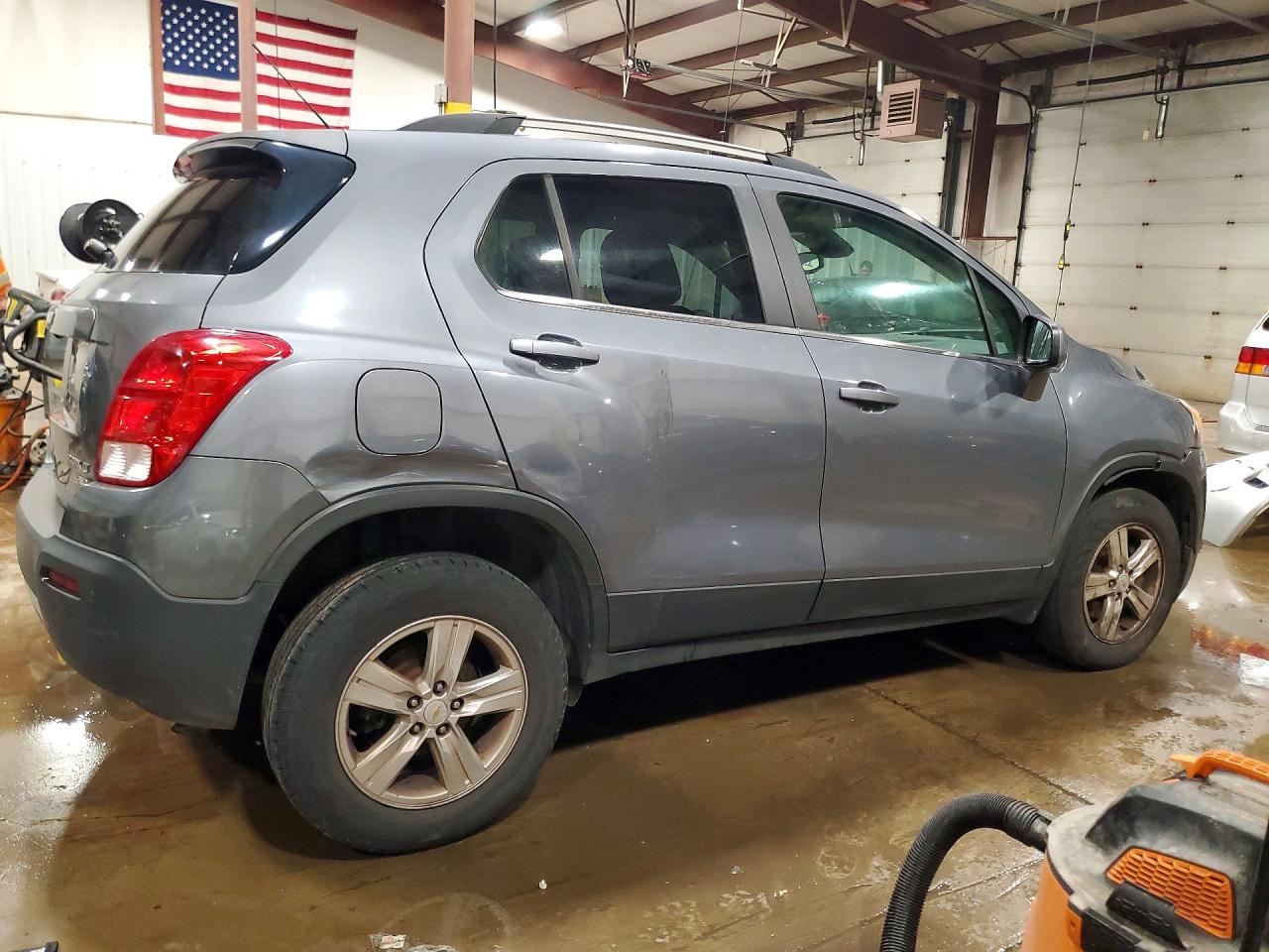 2015 Chevrolet Trax 1lt Gray vin: KL7CJRSB8FB168895